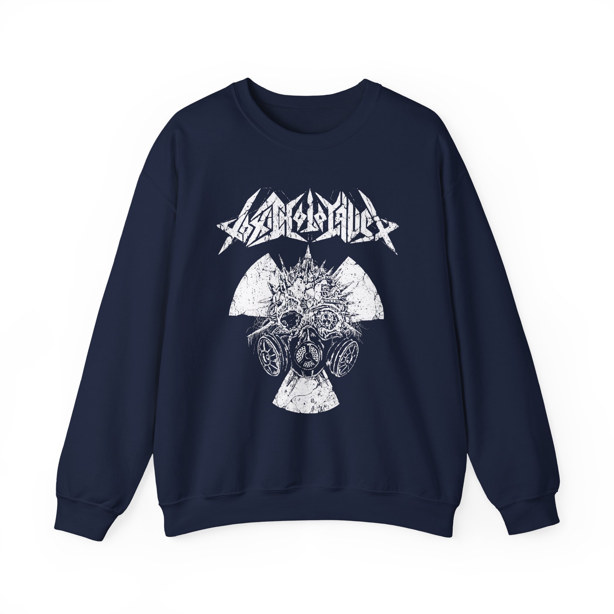 Toxic Holocaust Radiation Gas Mask Unisex Heavy Blendâ„¢ Crewneck Sweatshirt
