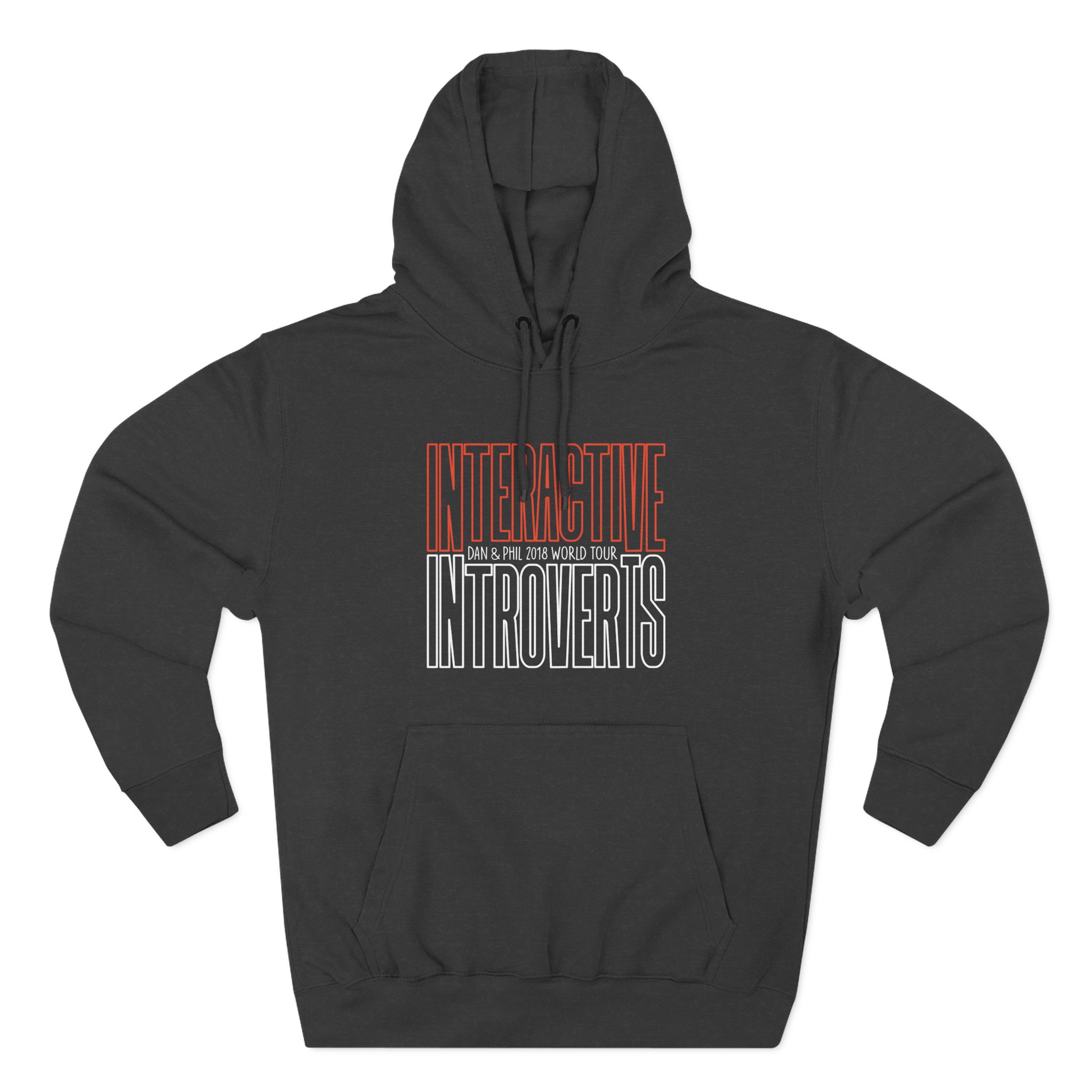Dan and Phil Interactive Introverts Three-Panel Fleece Hoodie