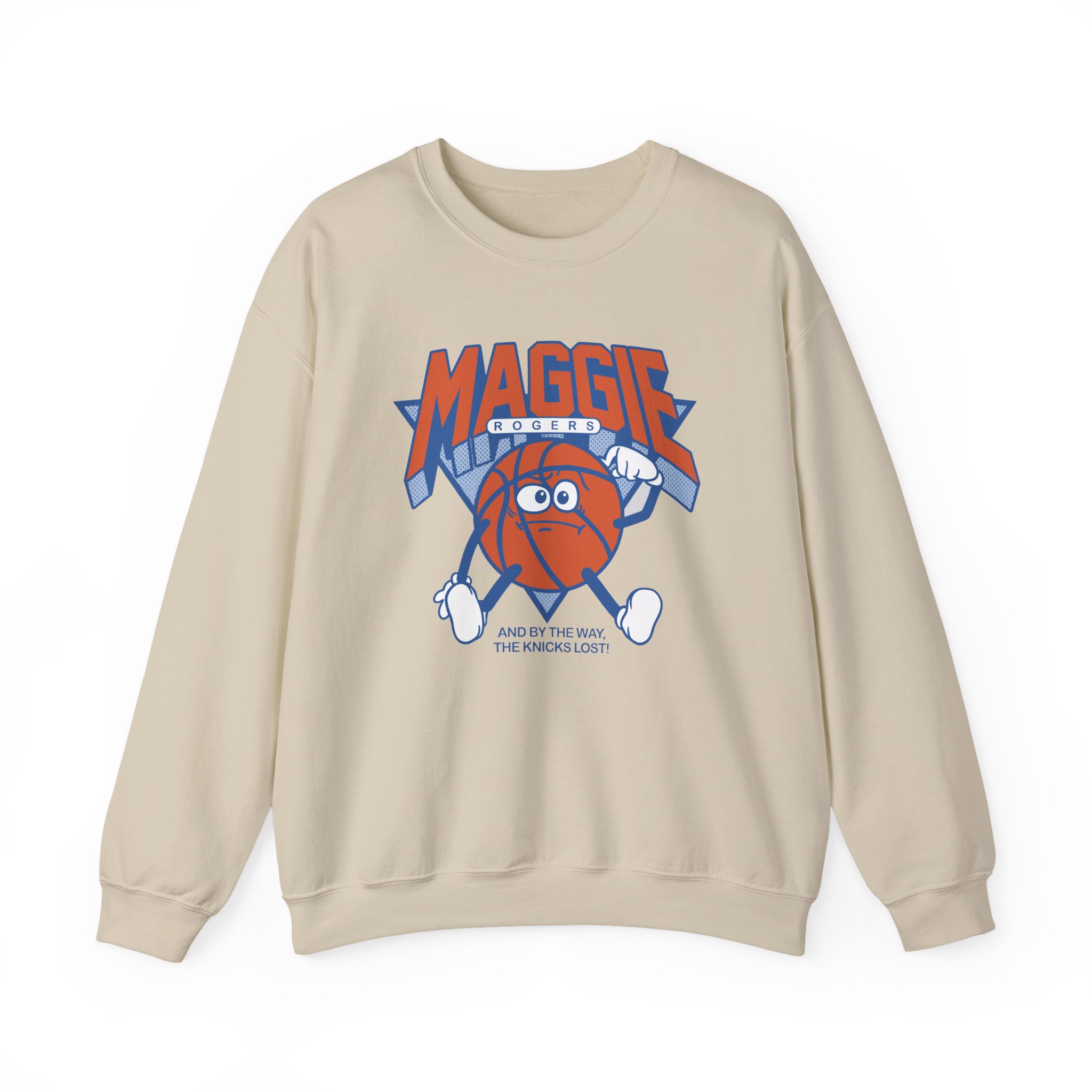 Maggie Rogers and by the Way the Knicks Lost Unisex Heavy Blendâ„¢ Crewneck Sweatshirt