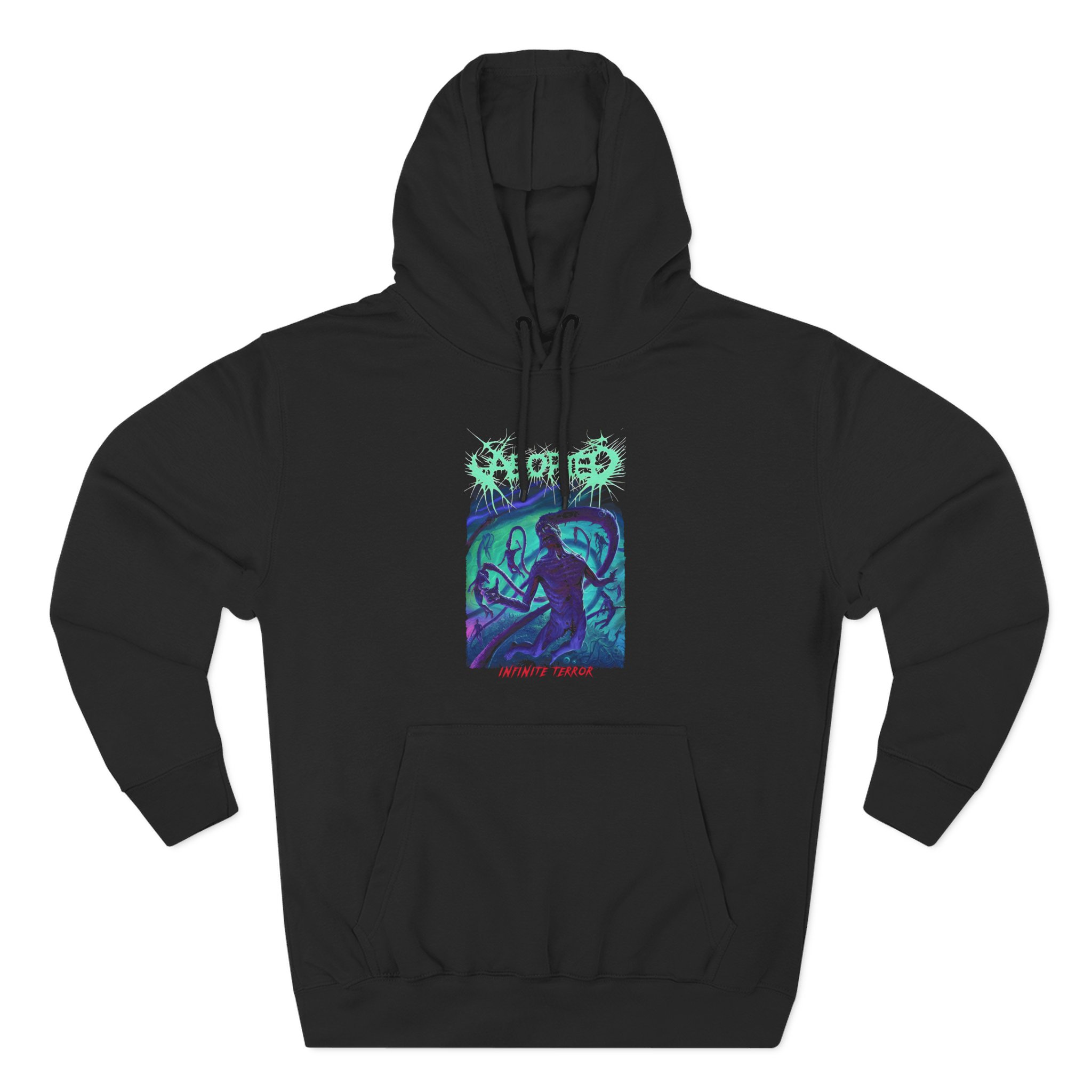 Aborted Infinite Terror Three-Panel Fleece Hoodie