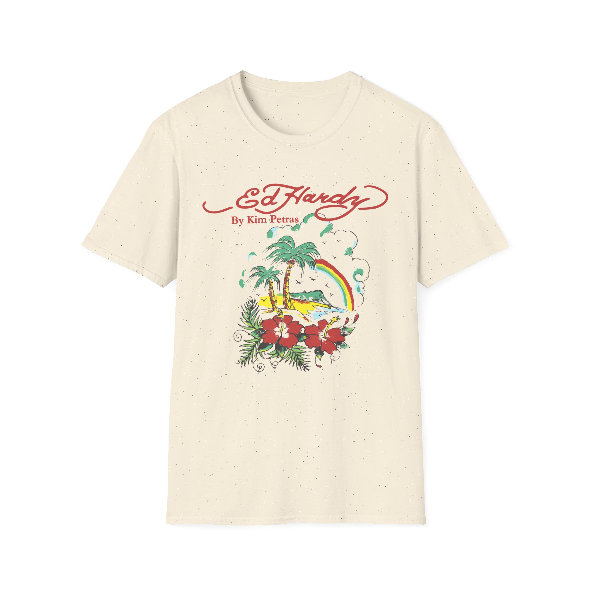 Kim Petras Tropical Scene Lettuce Unisex Softstyle T-Shirt