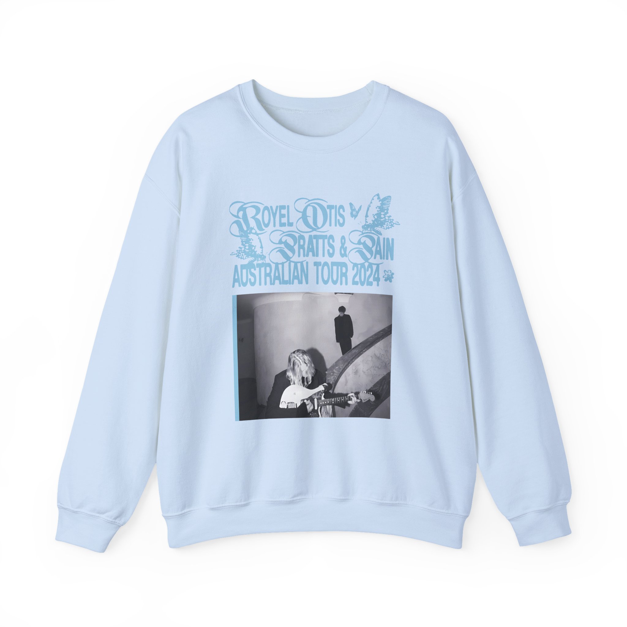 Royel Otis Band Pratts and Pain Australian Tour 2024 Unisex Heavy Blendâ„¢ Crewneck Sweatshirt