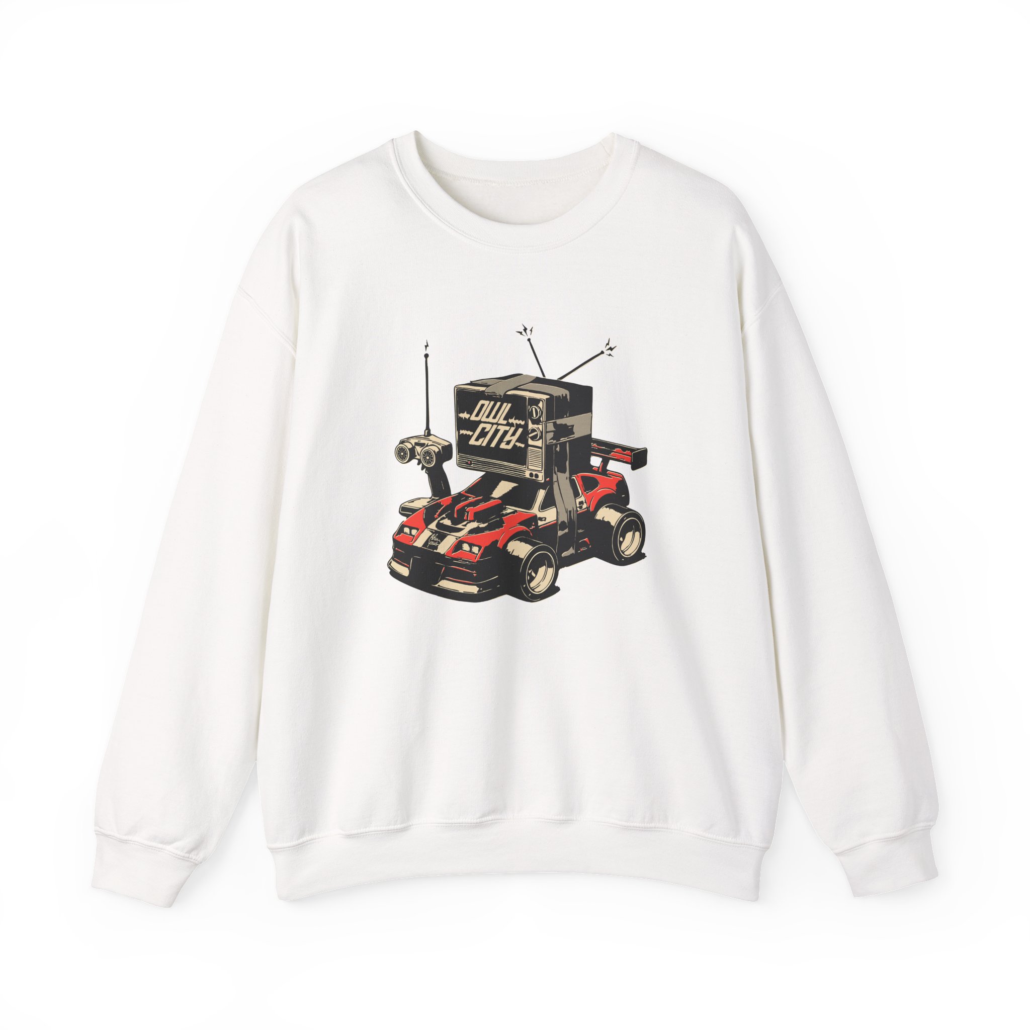 Owl City Rc Car Unisex Heavy Blendâ„¢ Crewneck Sweatshirt