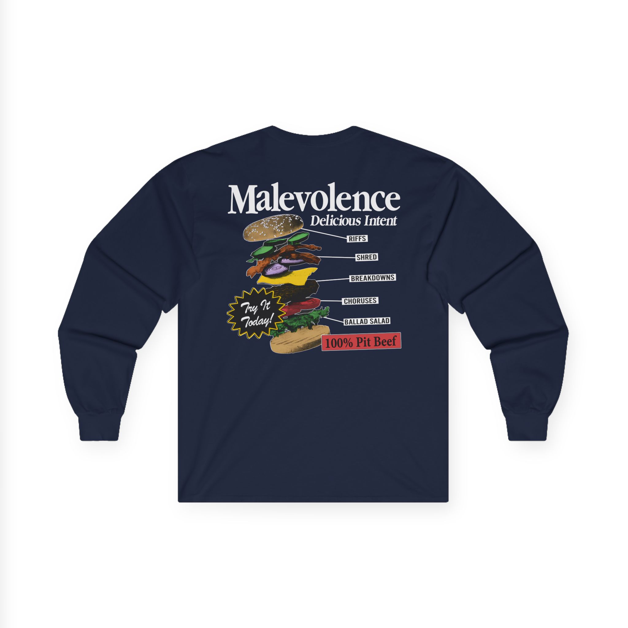 Malevolence Pit Beef Unisex Ultra Cotton Long Sleeve Tee