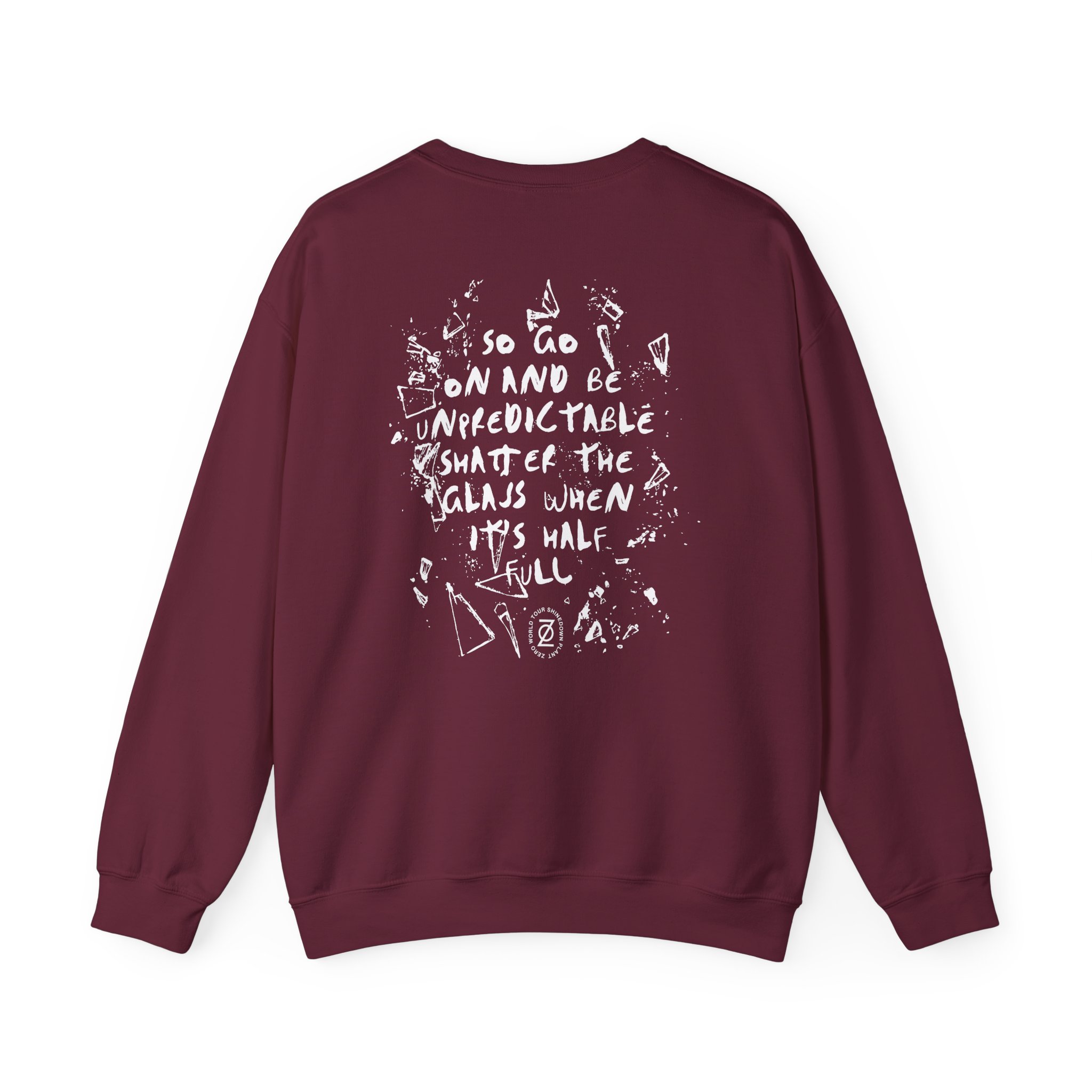 Shinedown Shattered Unisex Heavy Blendâ„¢ Crewneck Sweatshirt