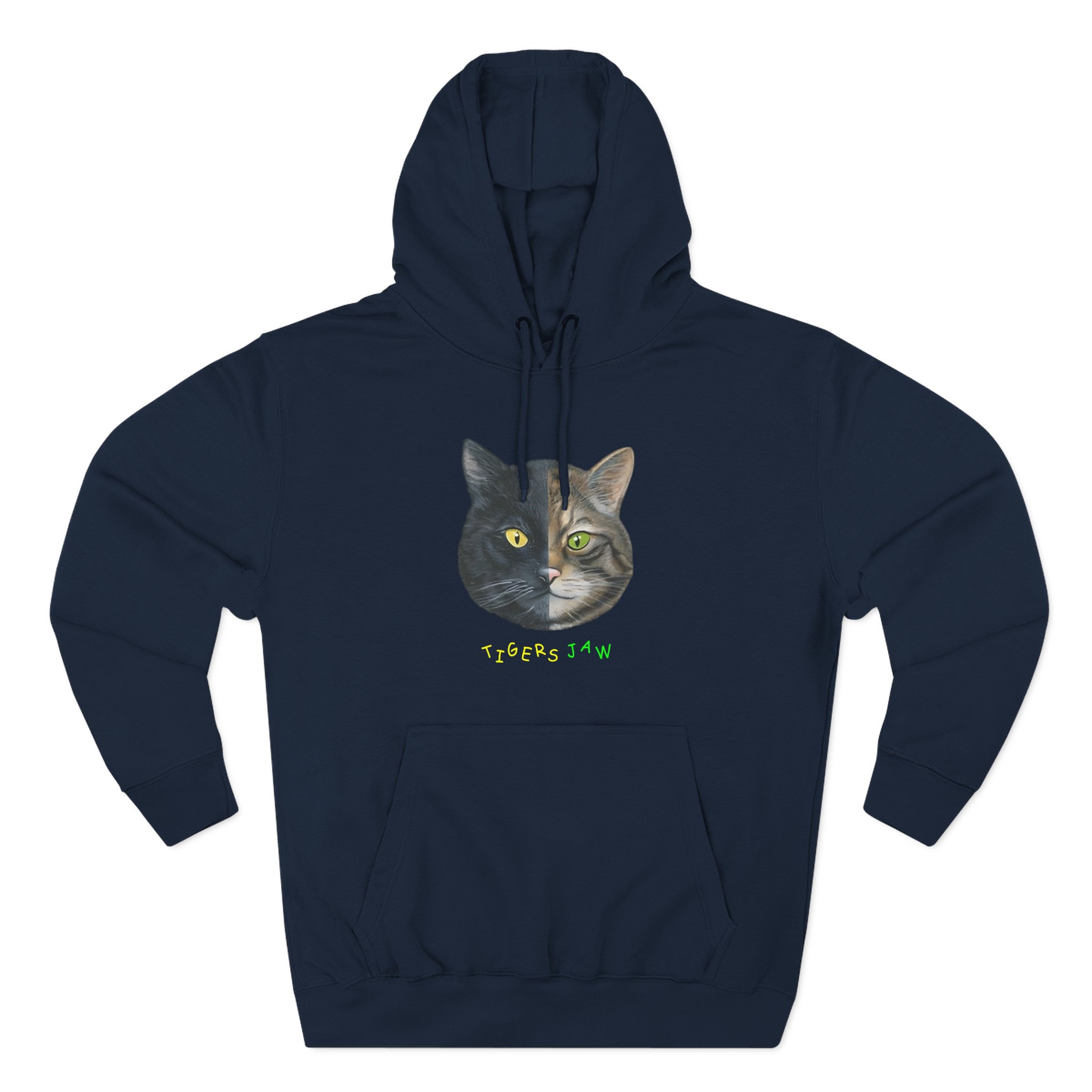 Tigers Jaw Cat Three-Panel Fleece Hoodie