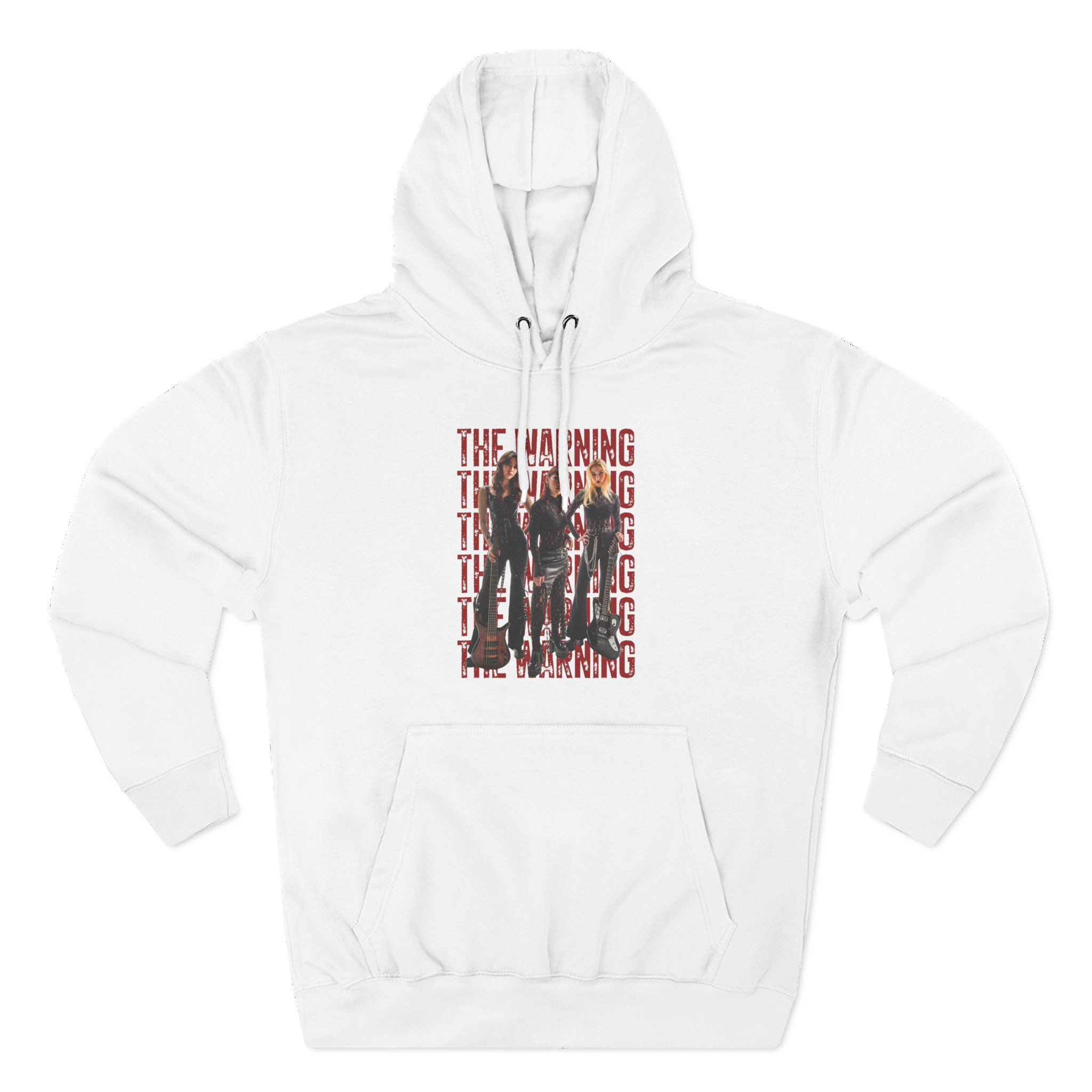 The Warning Stacked Three-Panel Fleece Hoodie