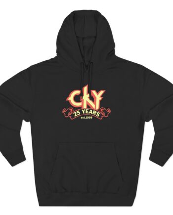 CKY 25 Years Logo Three-Panel Fleece Hoodie