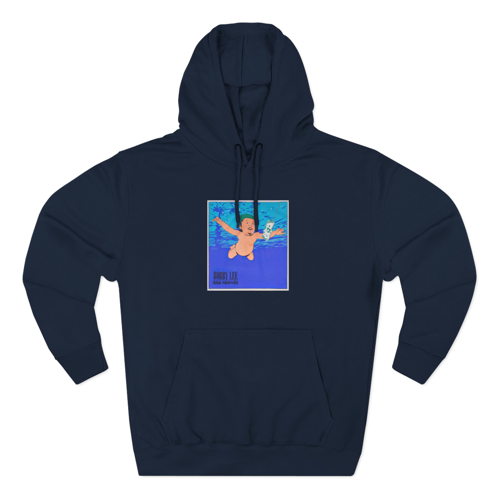 Bad Friends Nevermind Three-Panel Fleece Hoodie
