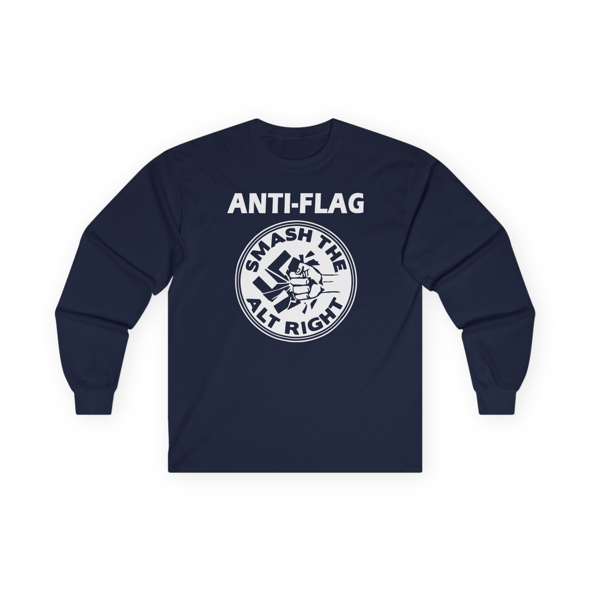 Anti Flag Smash the Alt Right Unisex Ultra Cotton Long Sleeve Tee