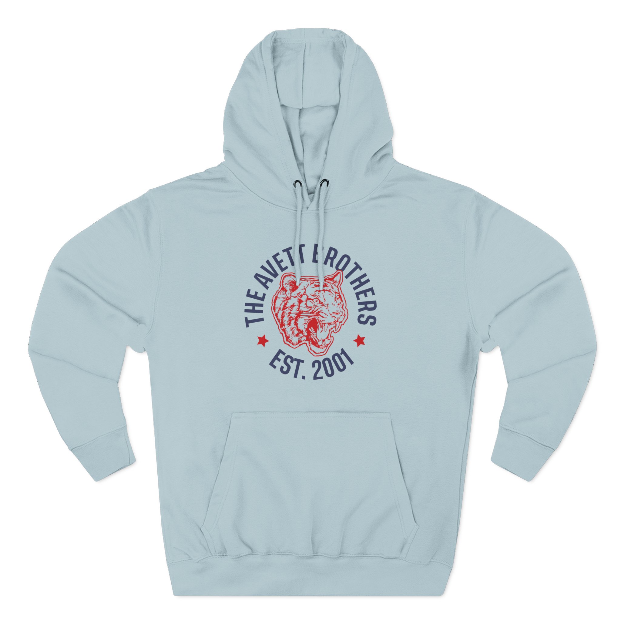 Avett Brothers Tiger Raglan Three-Panel Fleece Hoodie