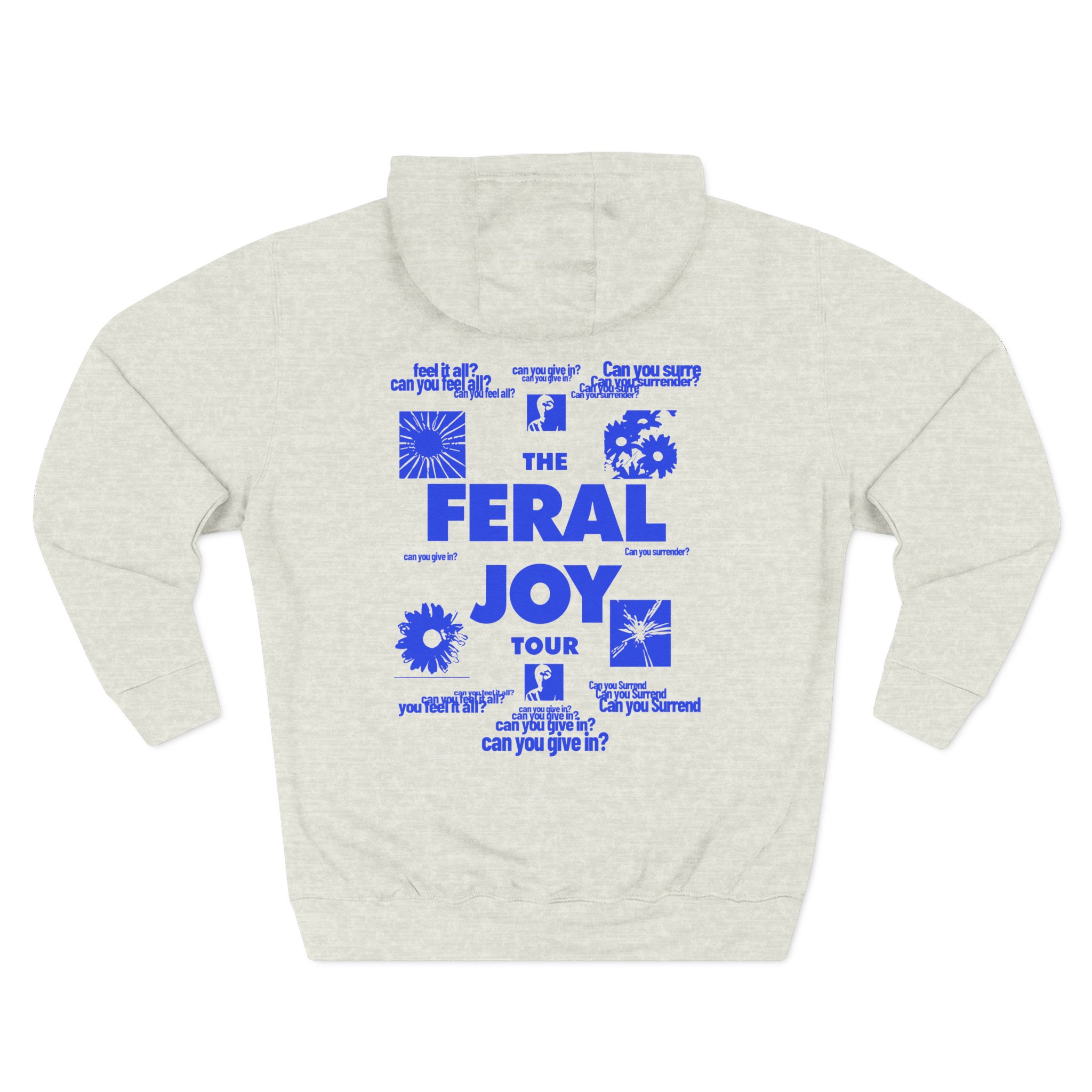 Maggie Rogers the Feral Joy Tour Three-Panel Fleece Hoodie