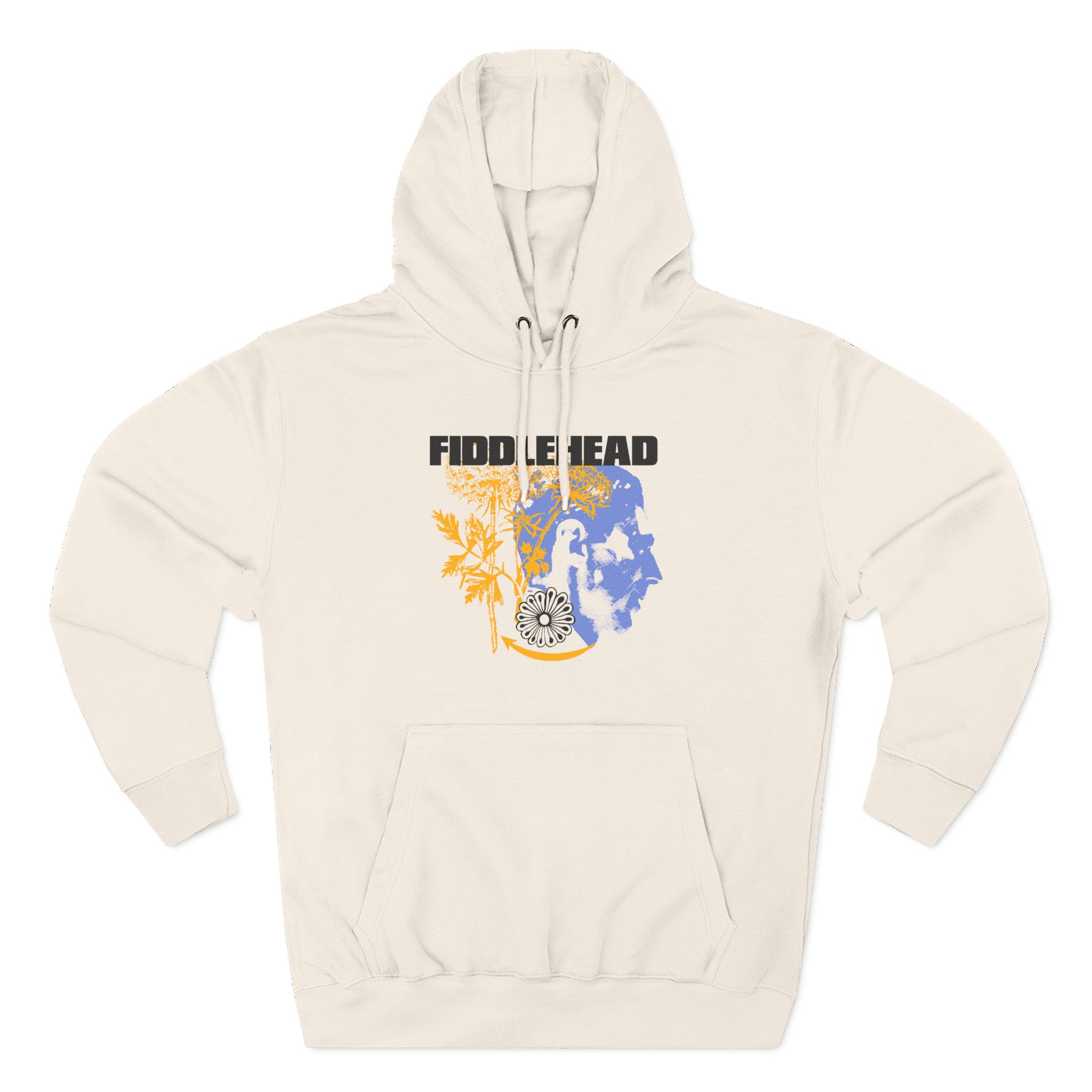 Fiddlehead Profile Three-Panel Fleece Hoodie