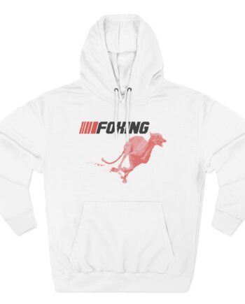 Foxing Greyhound Three-Panel Fleece Hoodie