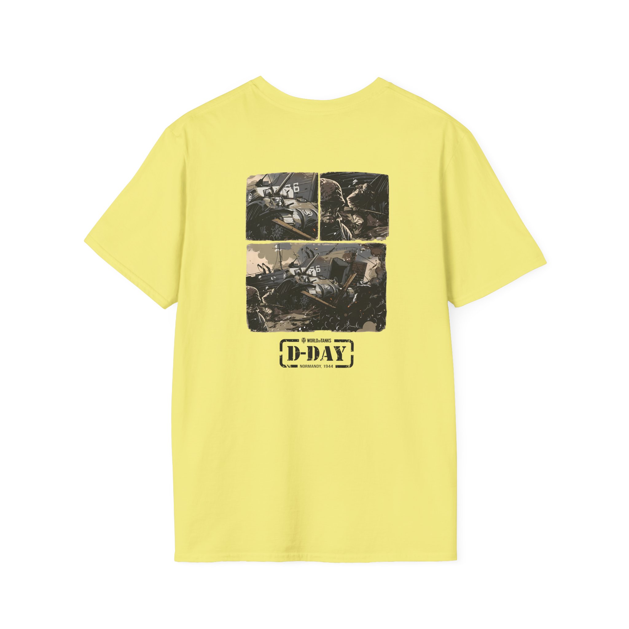 World of Tank Wot D-day Fury Storm Unisex Softstyle T-Shirt