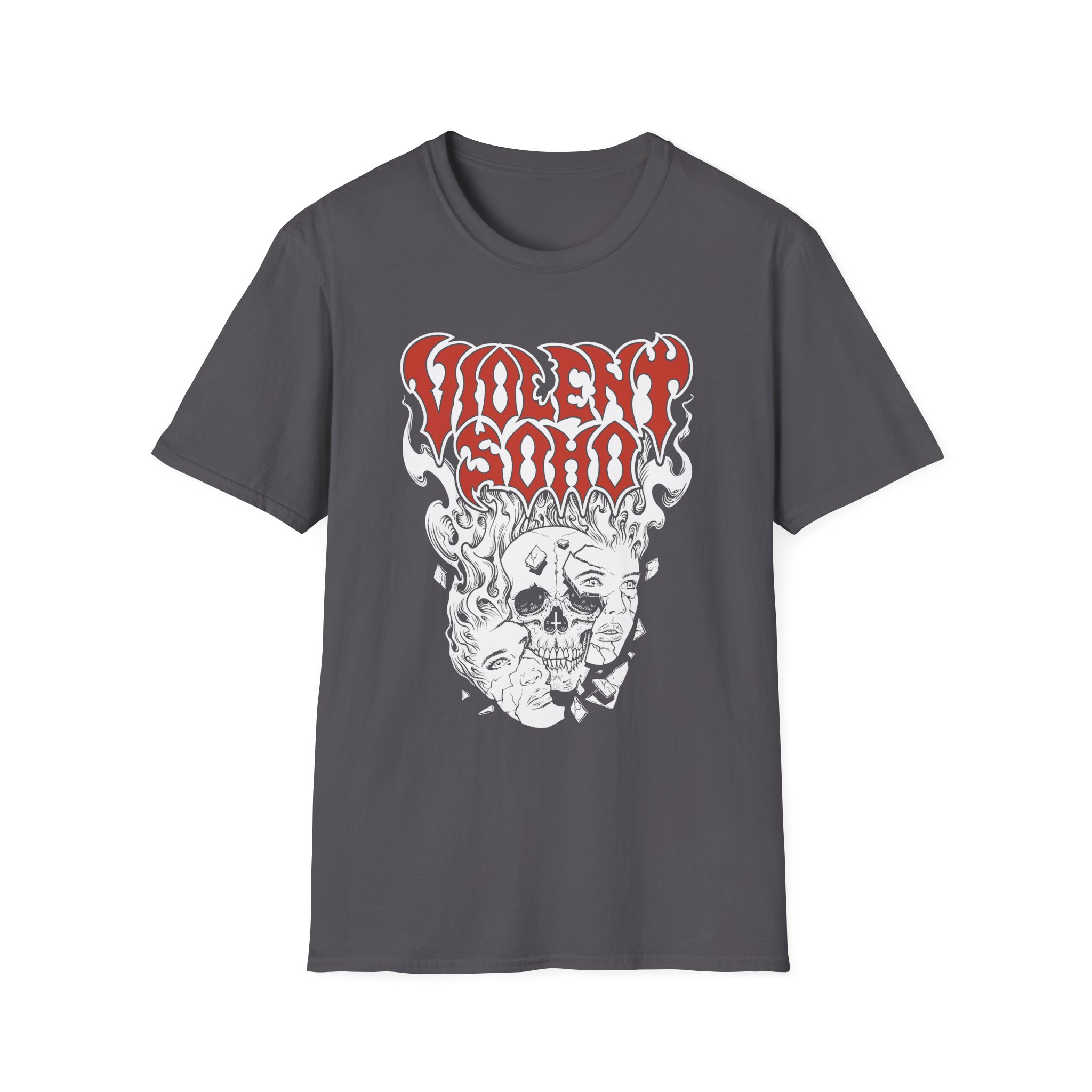 Violent Soho Murdoch Skull Unisex Softstyle T-Shirt