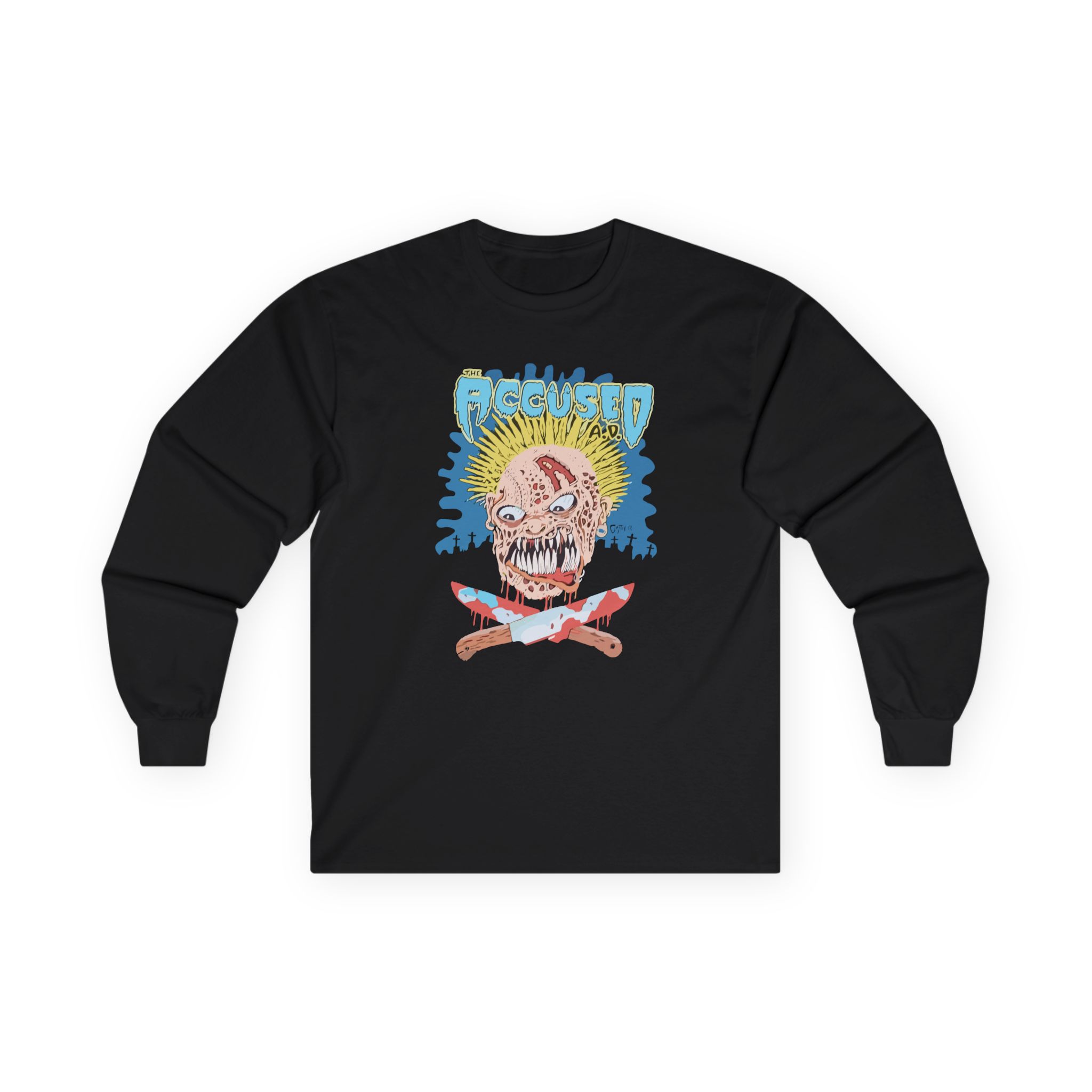 Accused Ad Knives Unisex Ultra Cotton Long Sleeve Tee