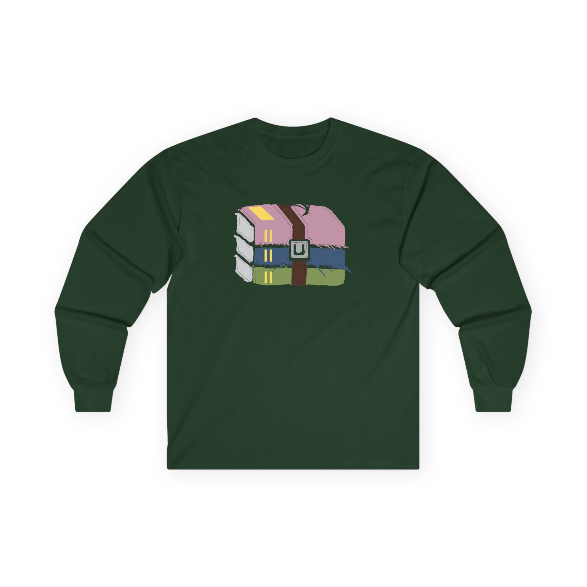 Winrar Frayed Logo Unisex Ultra Cotton Long Sleeve Tee