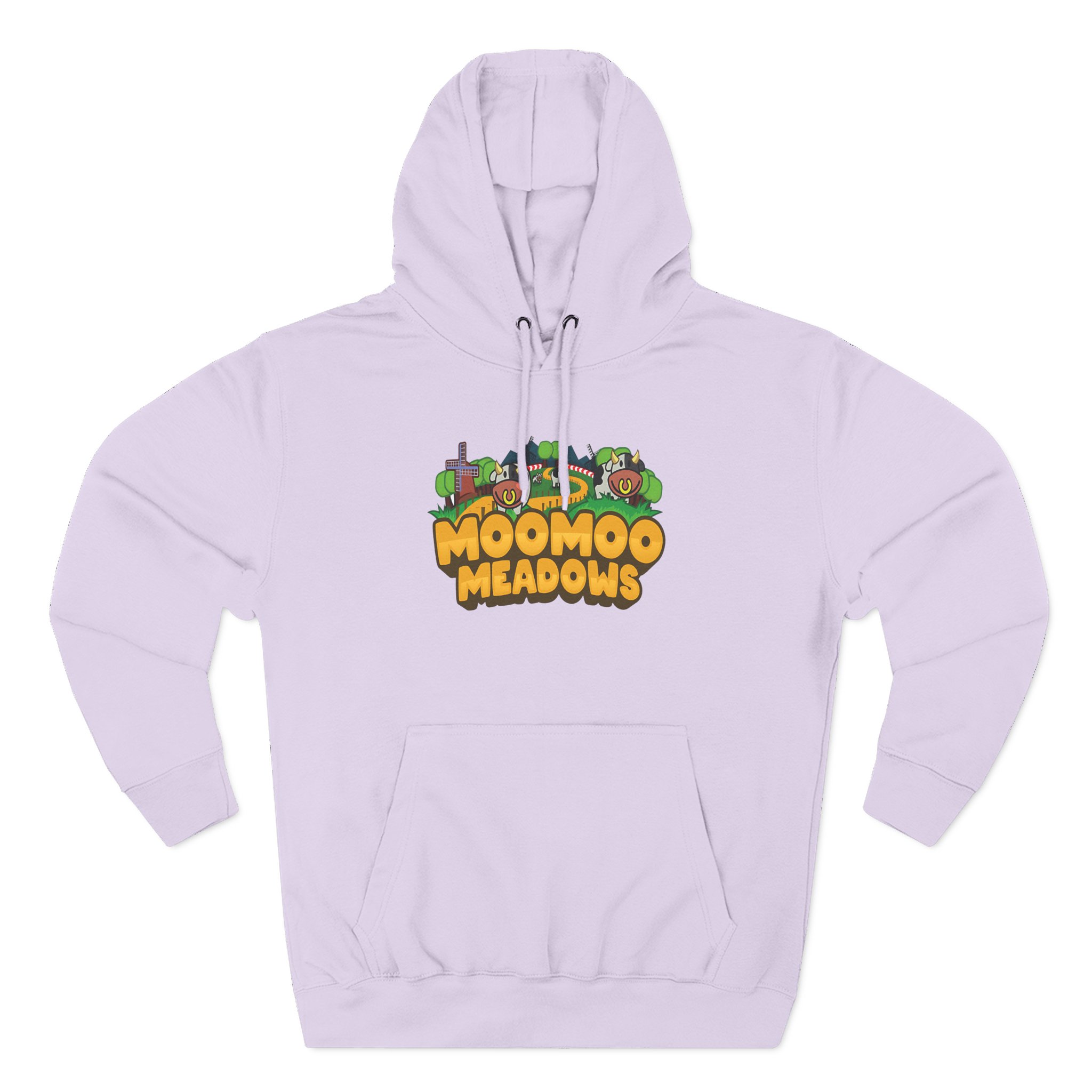 Georgenotfound Moo Moo Meadows Three-Panel Fleece Hoodie