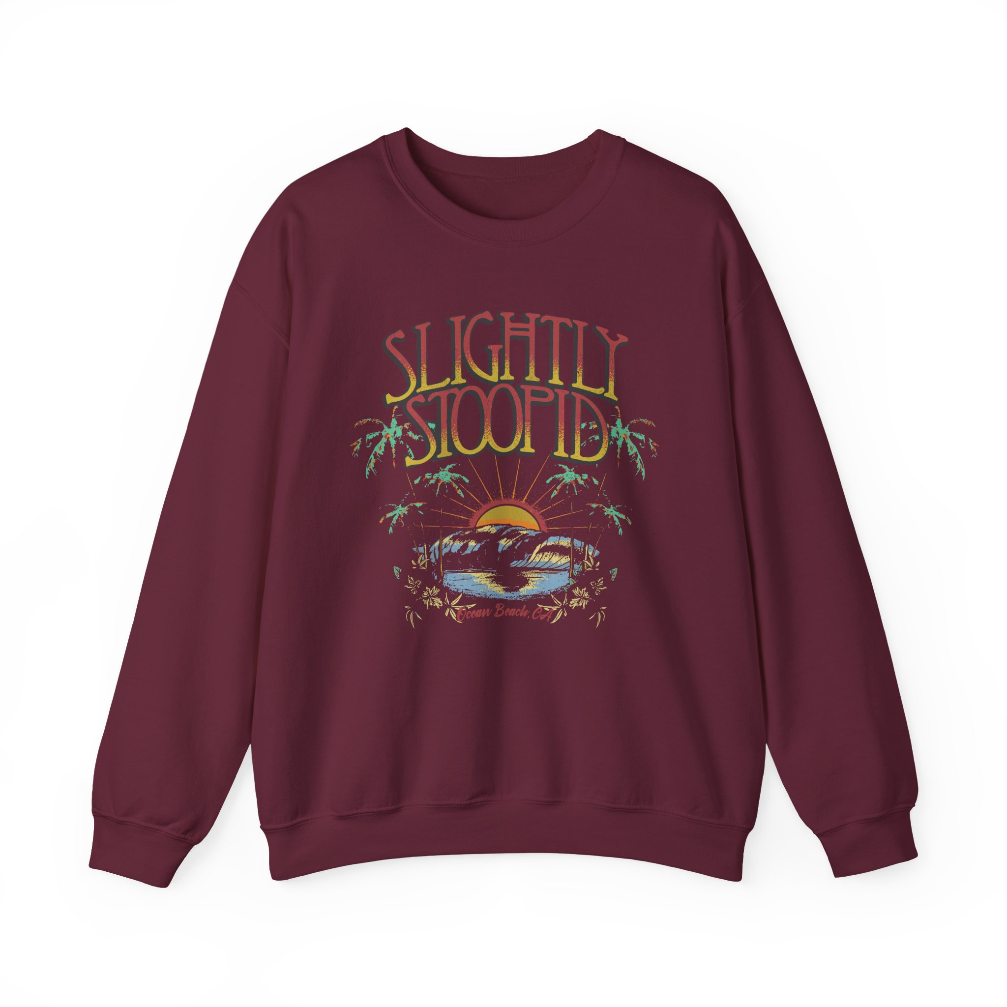 Slightly Stoopid Summer Beach Unisex Heavy Blendâ„¢ Crewneck Sweatshirt