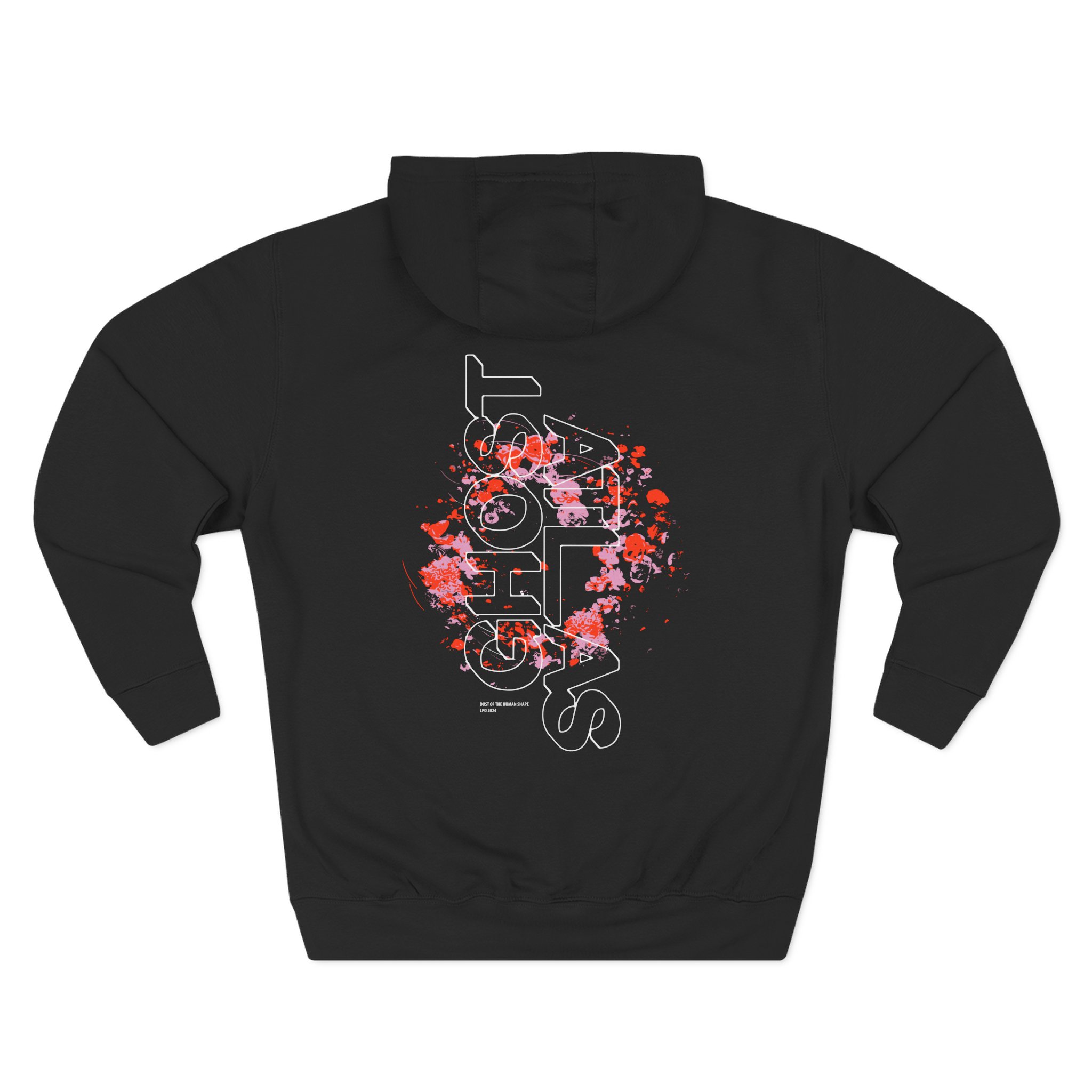 Ghost Atlas Bouquet Three-Panel Fleece Hoodie