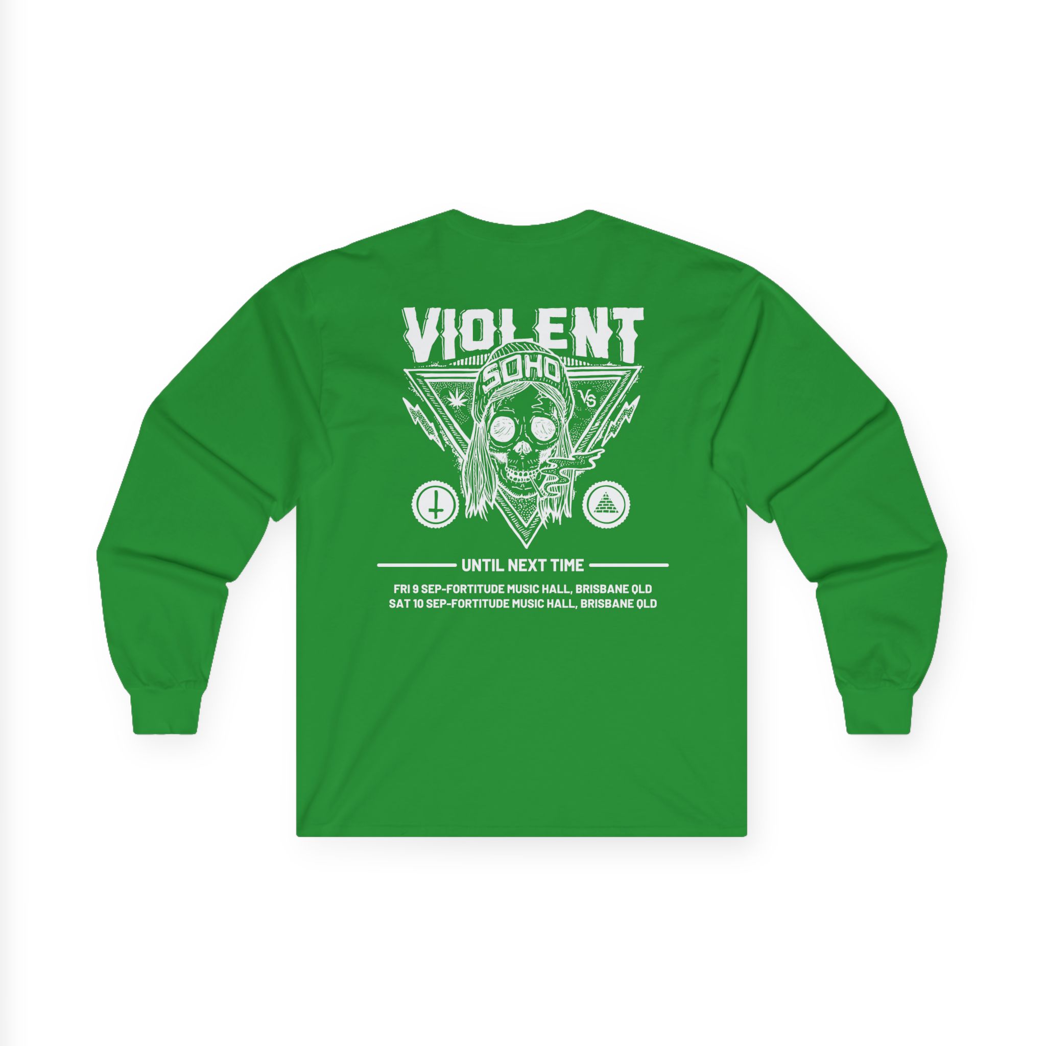 Violent Soho Until Next Time Blazin' Skull Unisex Ultra Cotton Long Sleeve Tee