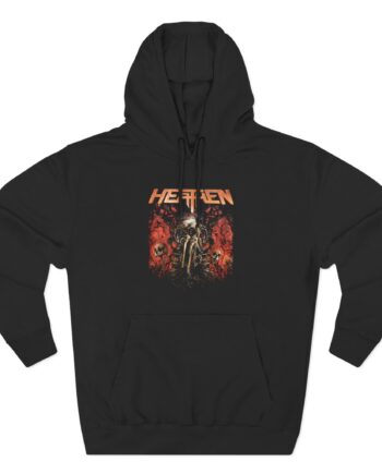 Heathen Three-Panel Fleece Hoodie