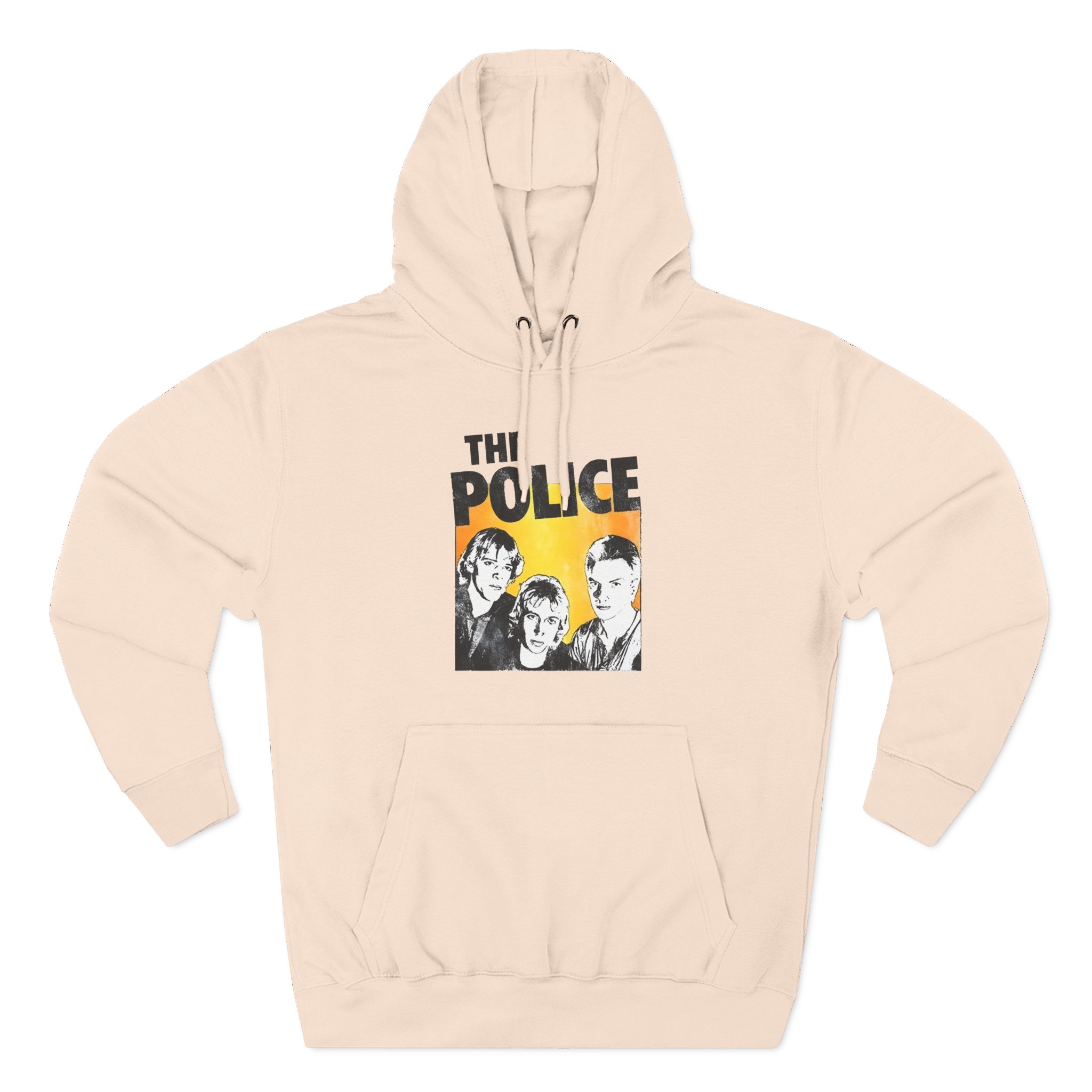 The Police Outlandos Bootleg 1980 Ragla Three-Panel Fleece Hoodie