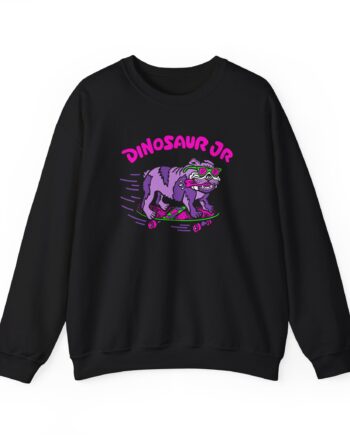 Dinosaur Jr Skateboard Bulldog Unisex Heavy Blend™ Crewneck Sweatshirt