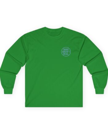 Birds Arent Real Trench Coat Hemp Unisex Ultra Cotton Long Sleeve Tee