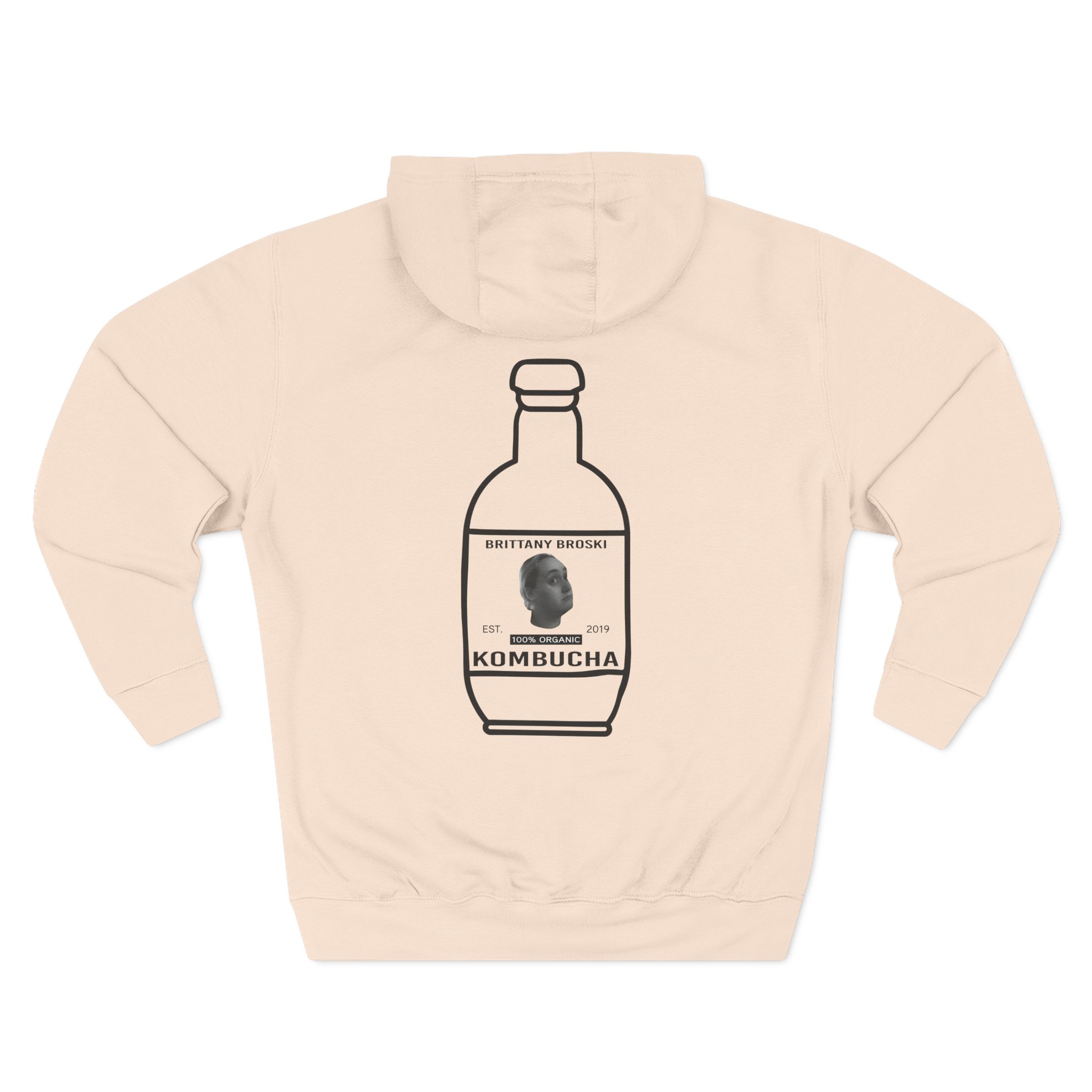 Broski Report Kombucha Three-Panel Fleece Hoodie