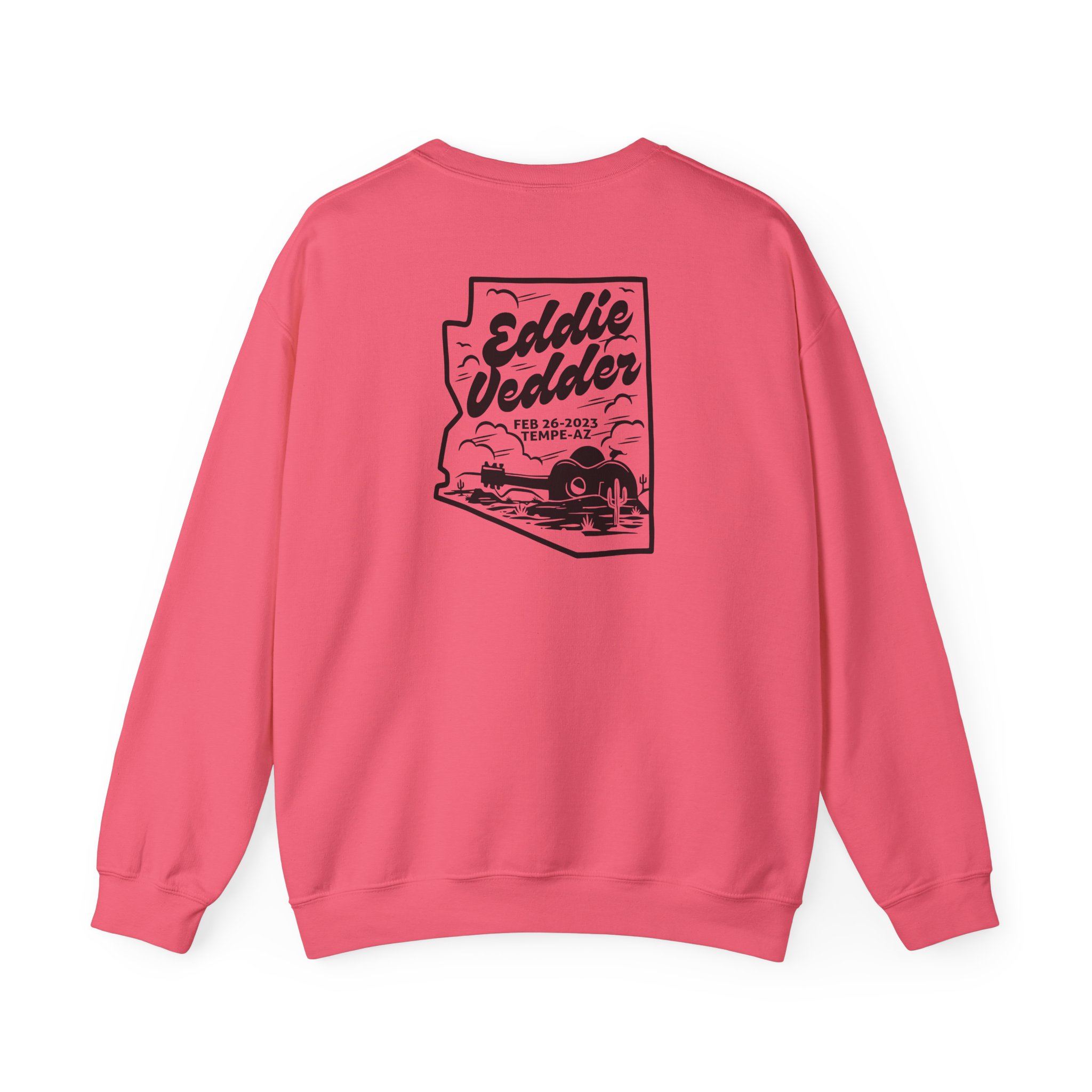 Eddie Vedder AZ Map Unisex Heavy Blendâ„¢ Crewneck Sweatshirt