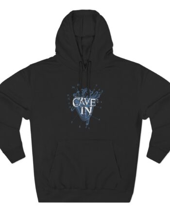 Cave in Uyhs Heart Three-Panel Fleece Hoodie