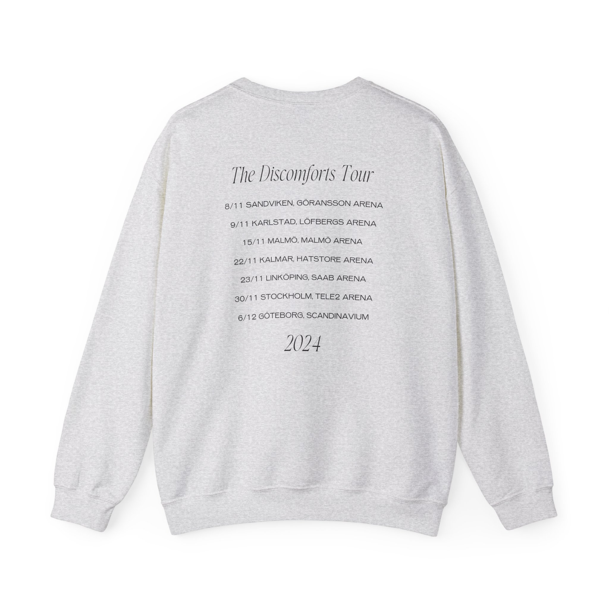 Albin Lee Meldau Discomforts Tour Unisex Heavy Blendâ„¢ Crewneck Sweatshirt