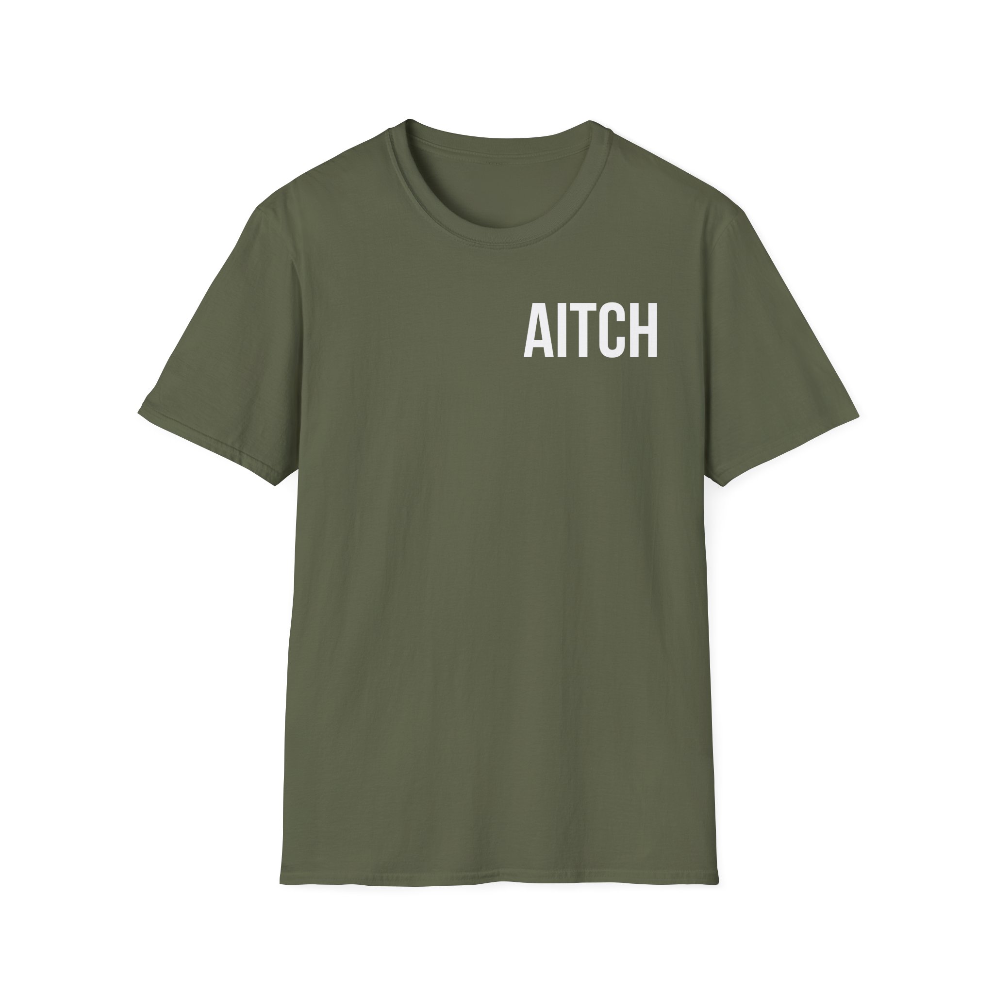 Aitch Pocket Logo Unisex Softstyle T-Shirt