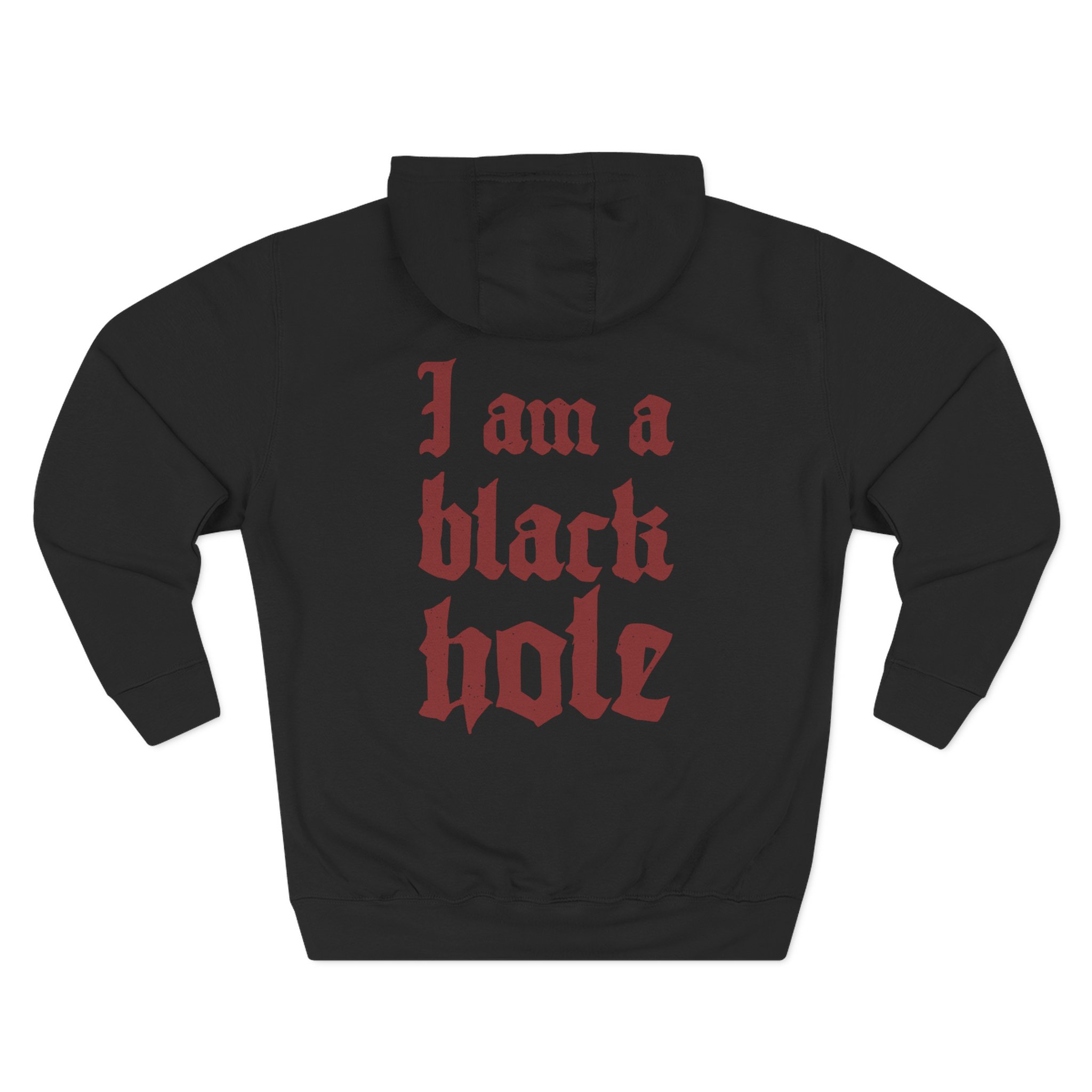 Black Tongue I Am A Black Hole Three-Panel Fleece Hoodie