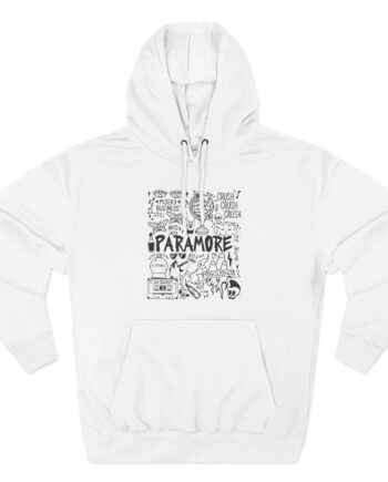 Hayley Willians Camiseta Paramore Emo Rock Three-Panel Fleece Hoodie