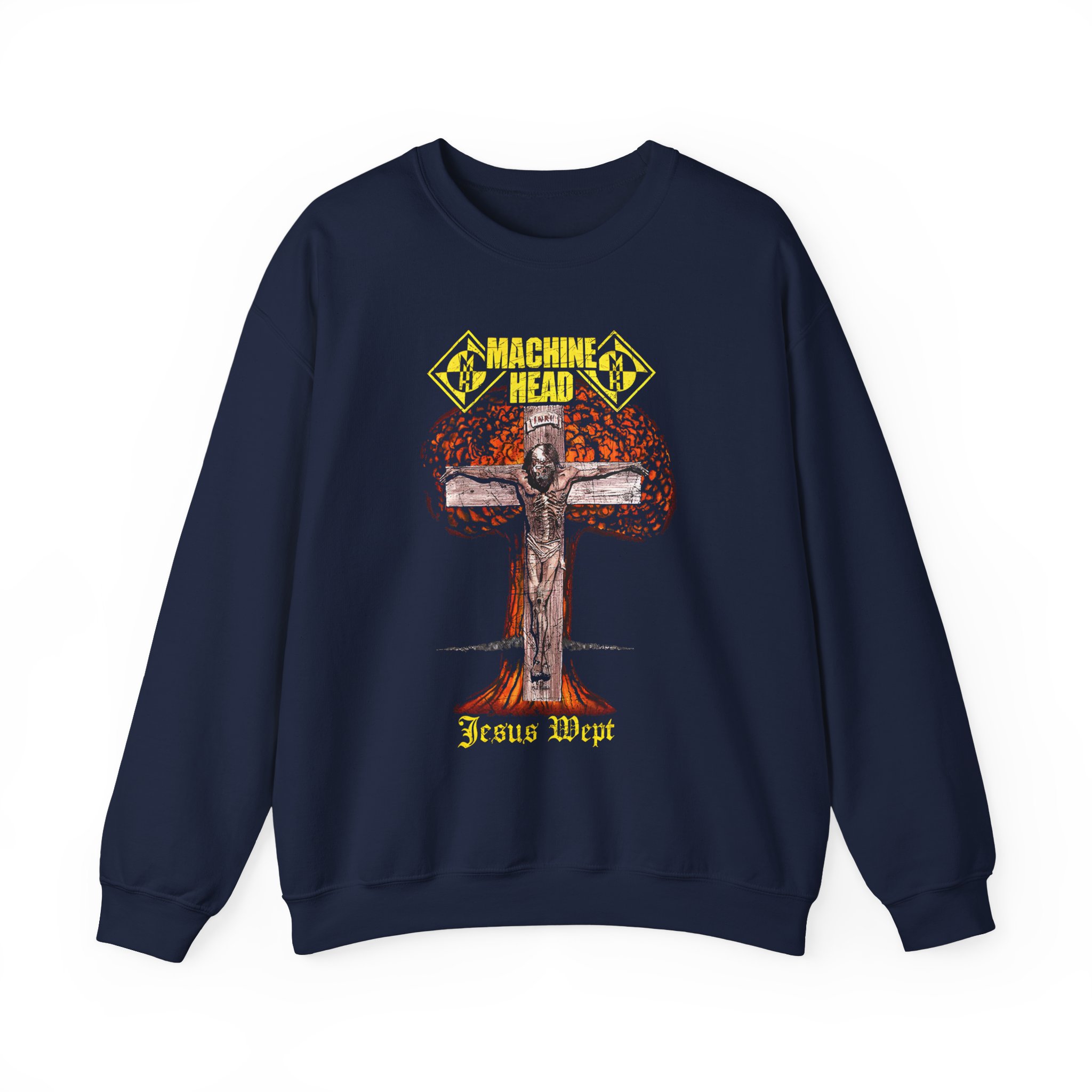 Machine Head Jesus Wept Unisex Heavy Blendâ„¢ Crewneck Sweatshirt