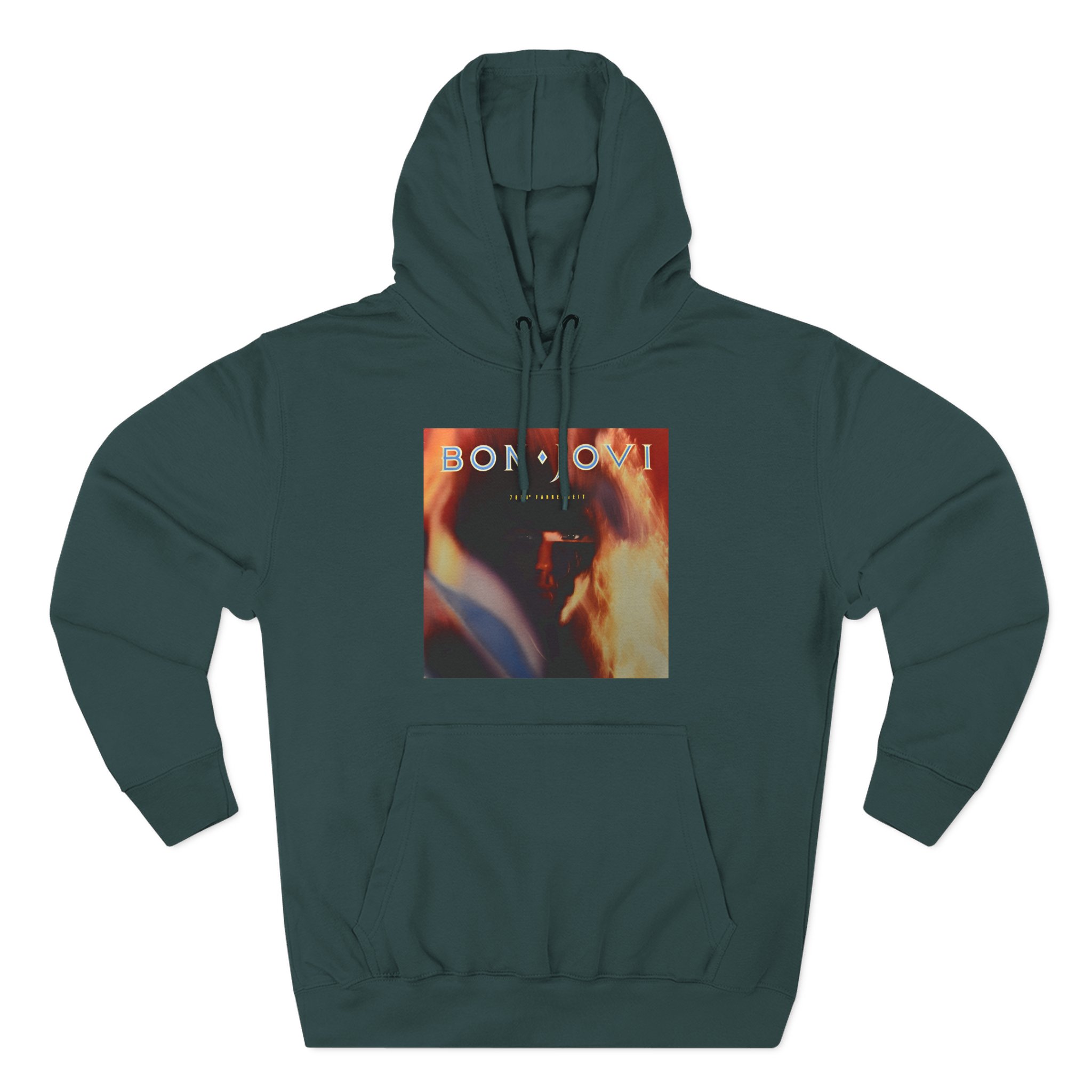 Bon Jovi 7800° Fahrenheit Three-Panel Fleece Hoodie