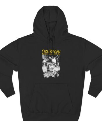 Iron Reagan Eagle Three-Panel Fleece Hoodie