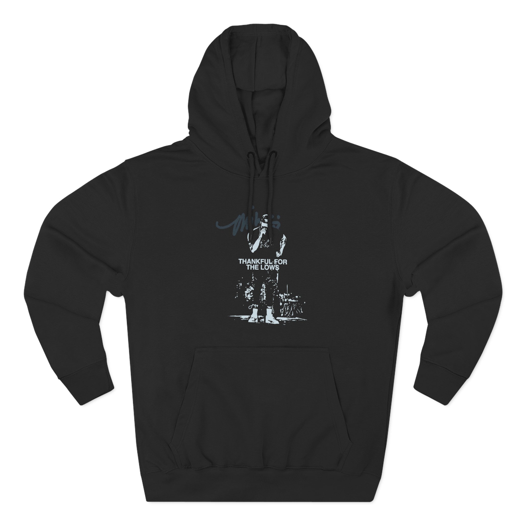 Mike Stud Keepgoing the Lows Thankful Three-Panel Fleece Hoodie