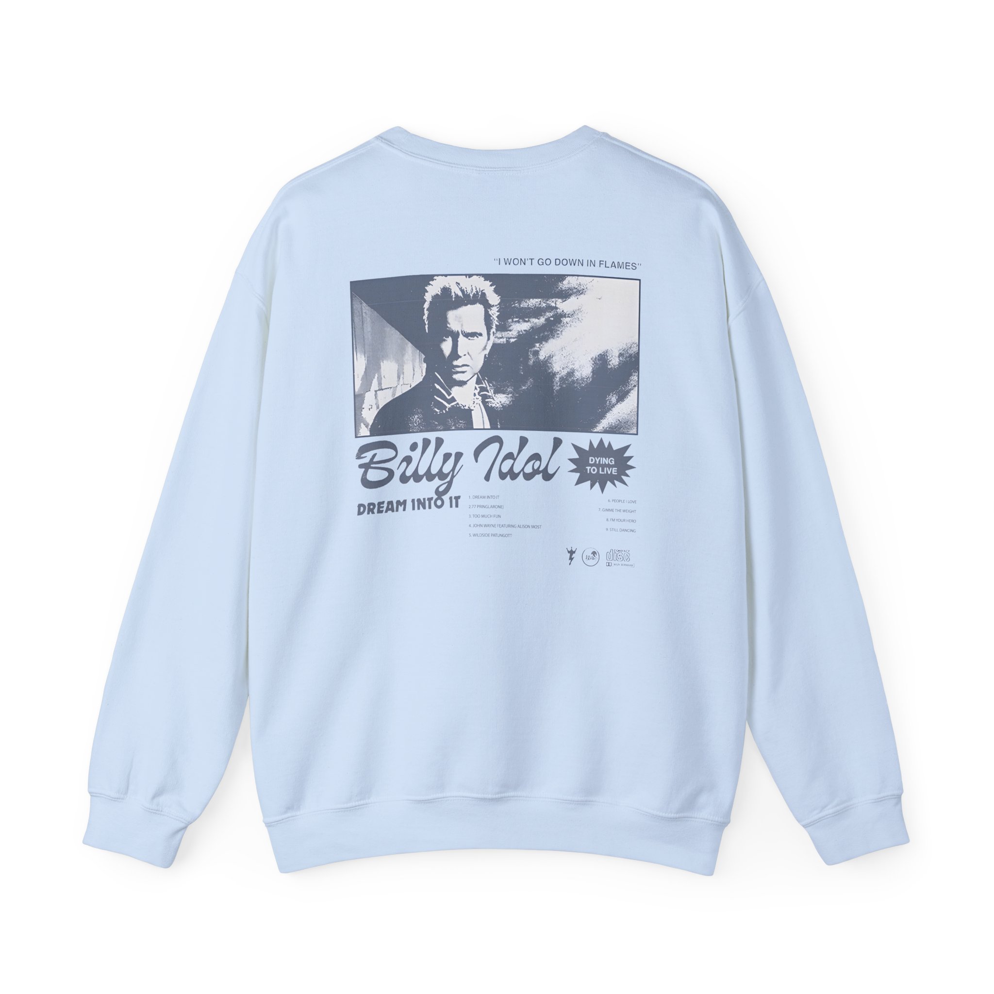 Billy Idol Billy Script Unisex Heavy Blendâ„¢ Crewneck Sweatshirt