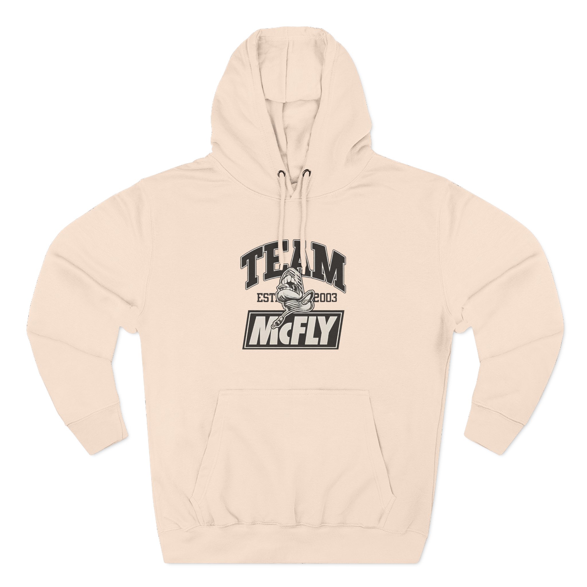 Mcfly Ecru Three-panel Fleece Hoodie