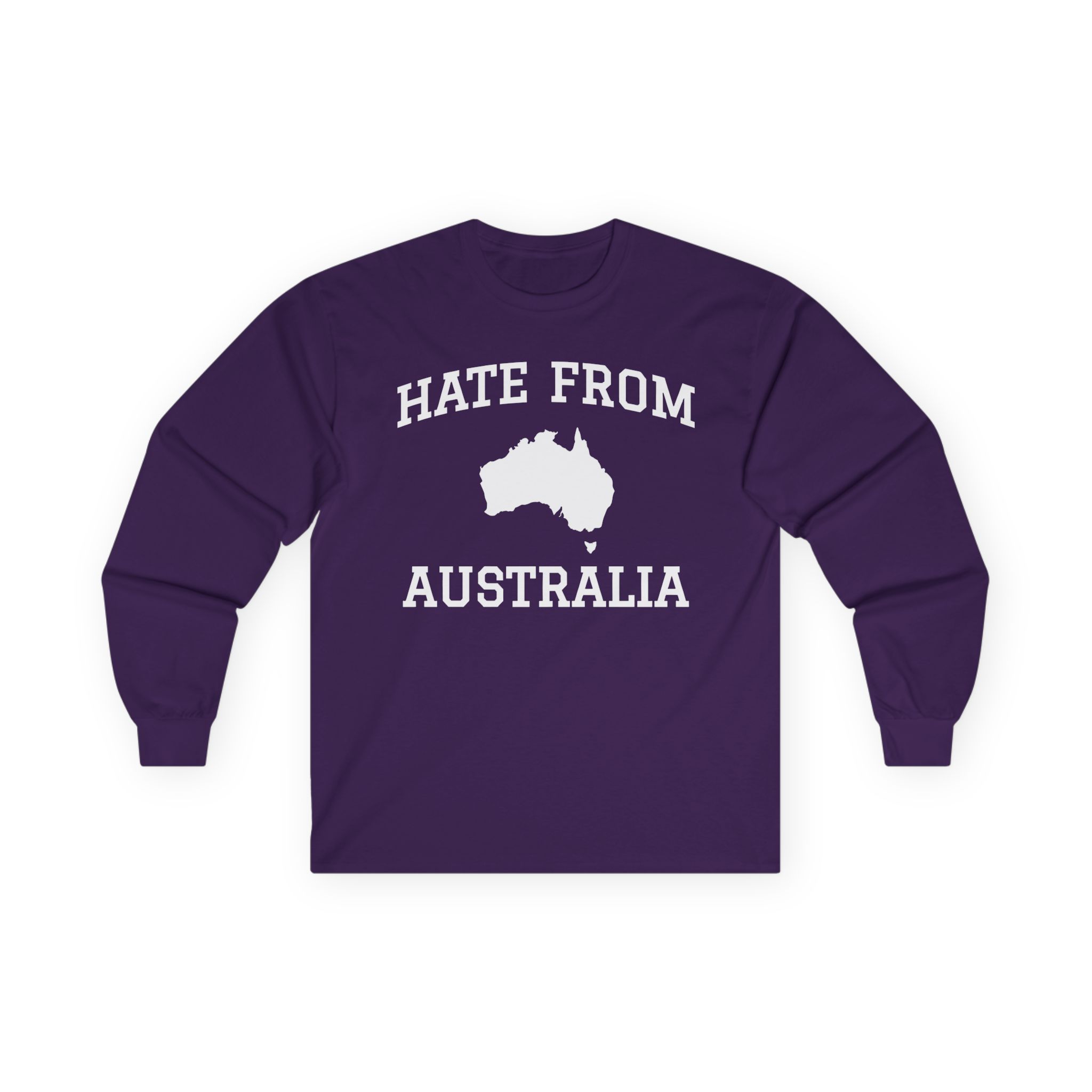Ymh Hate From Australia Unisex Ultra Cotton Long Sleeve Tee