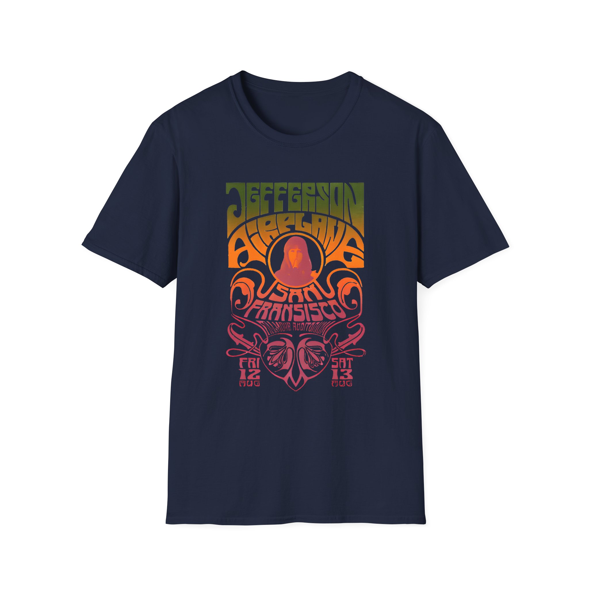 Jefferson Airplane Psychedelic Unisex Softstyle T-Shirt