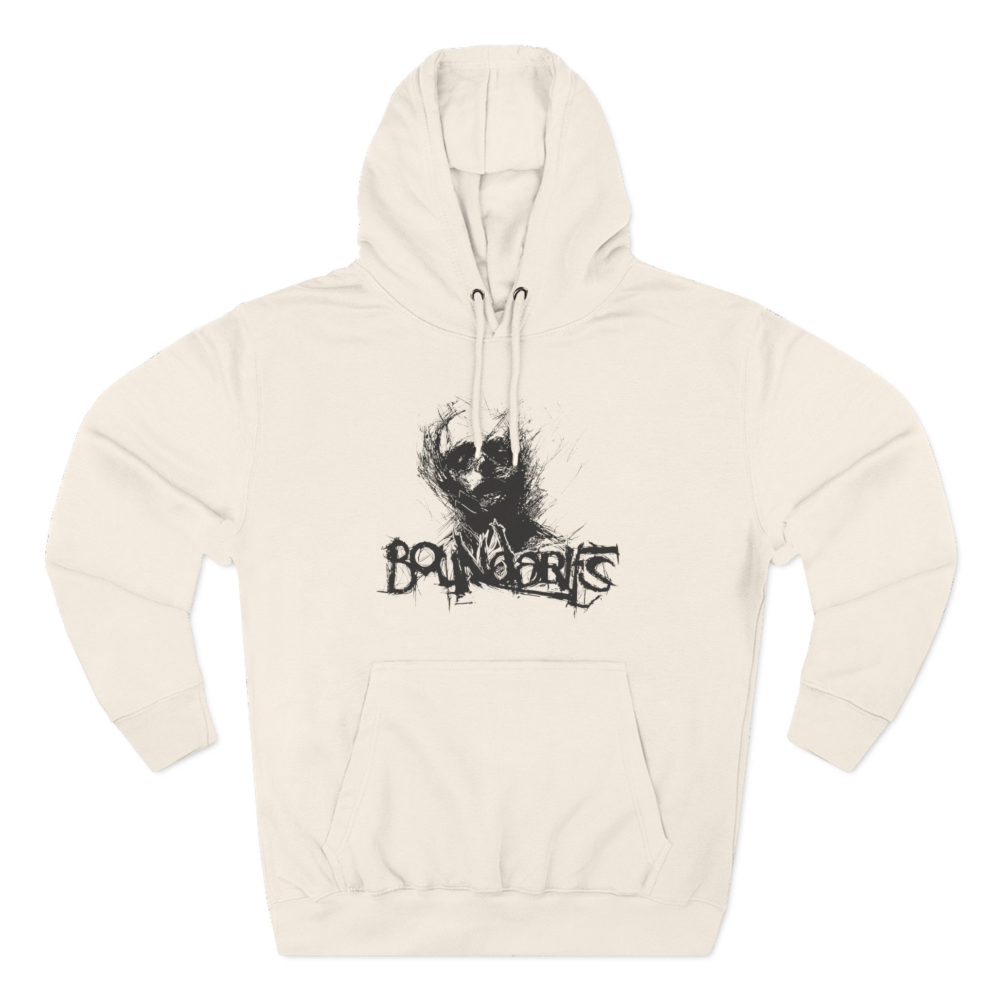 Boundaries Dilm Tracklist Three-Panel Fleece Hoodie