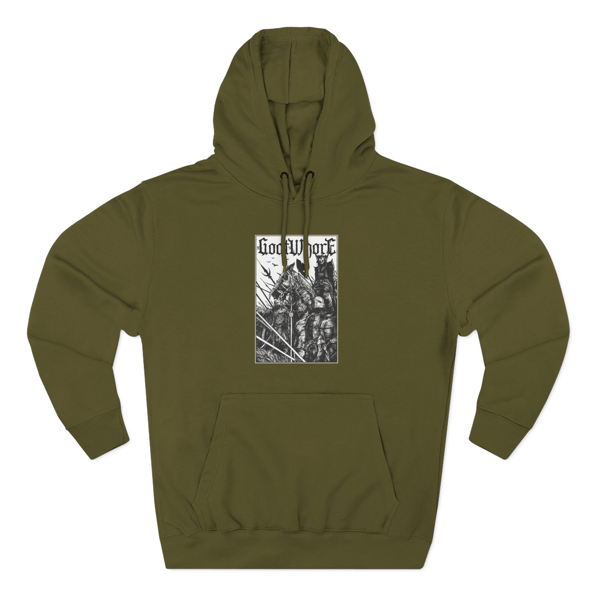 Goatwhore no Mercy Three-Panel Fleece Hoodie