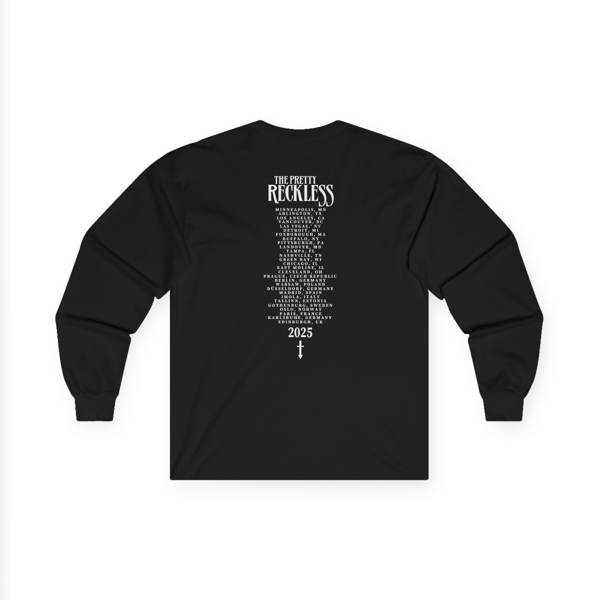 The Pretty Reckless 2025 Tour Unisex Ultra Cotton Long Sleeve Tee