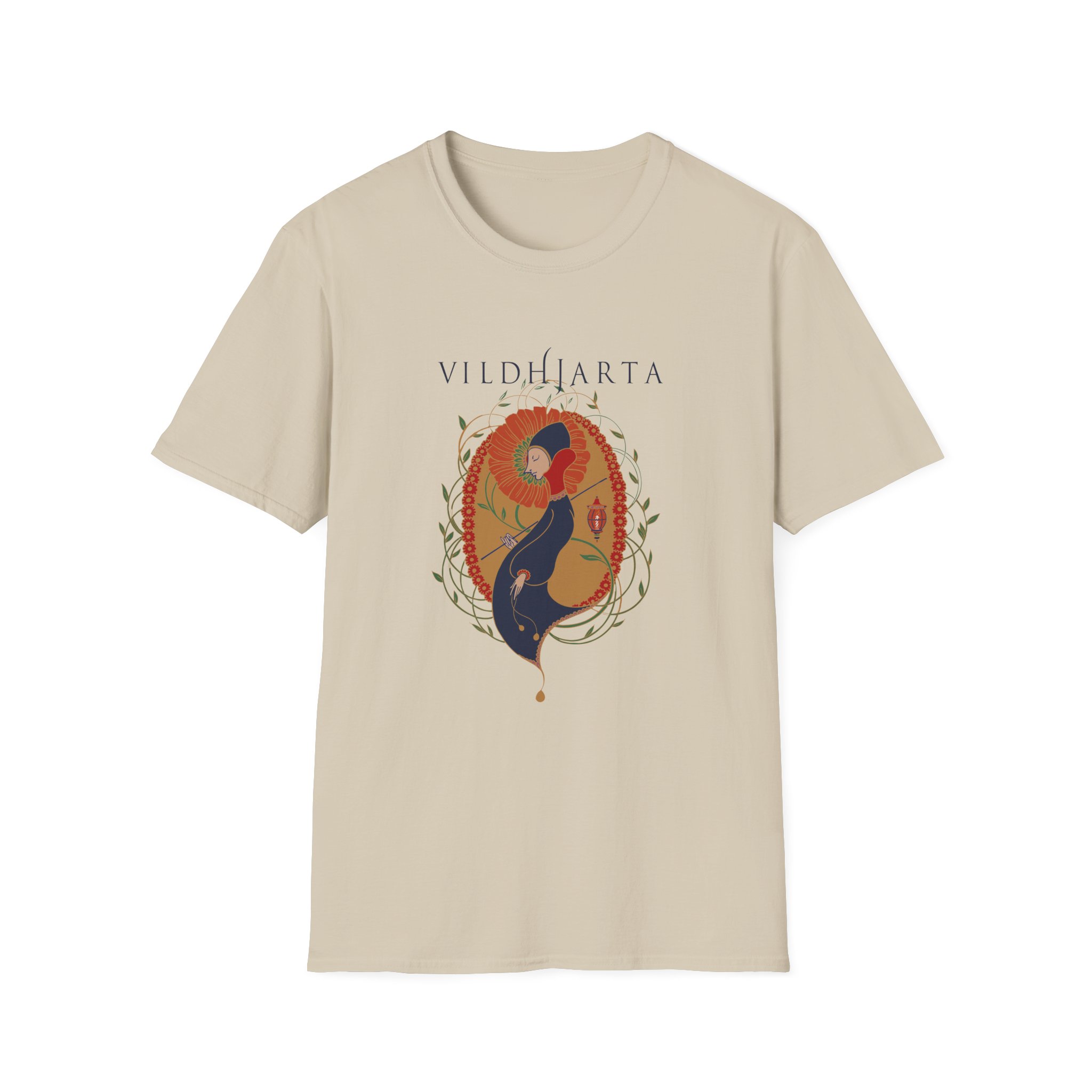 Vildhjarta Lantern Lady Unisex Softstyle T-shirt