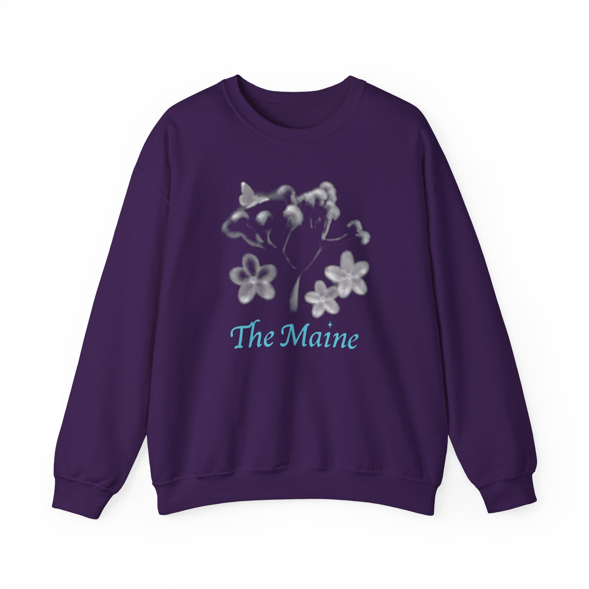 The Maine Blur Unisex Heavy Blend Crewneck Sweatshirt